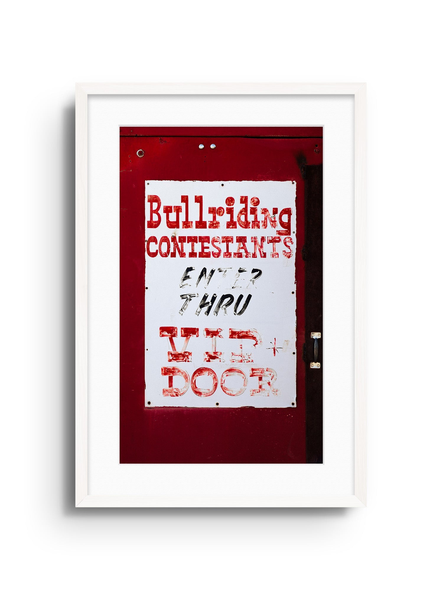 Enter Thru VIP Door - Philip Jobling - East Side Studio - Art Prints