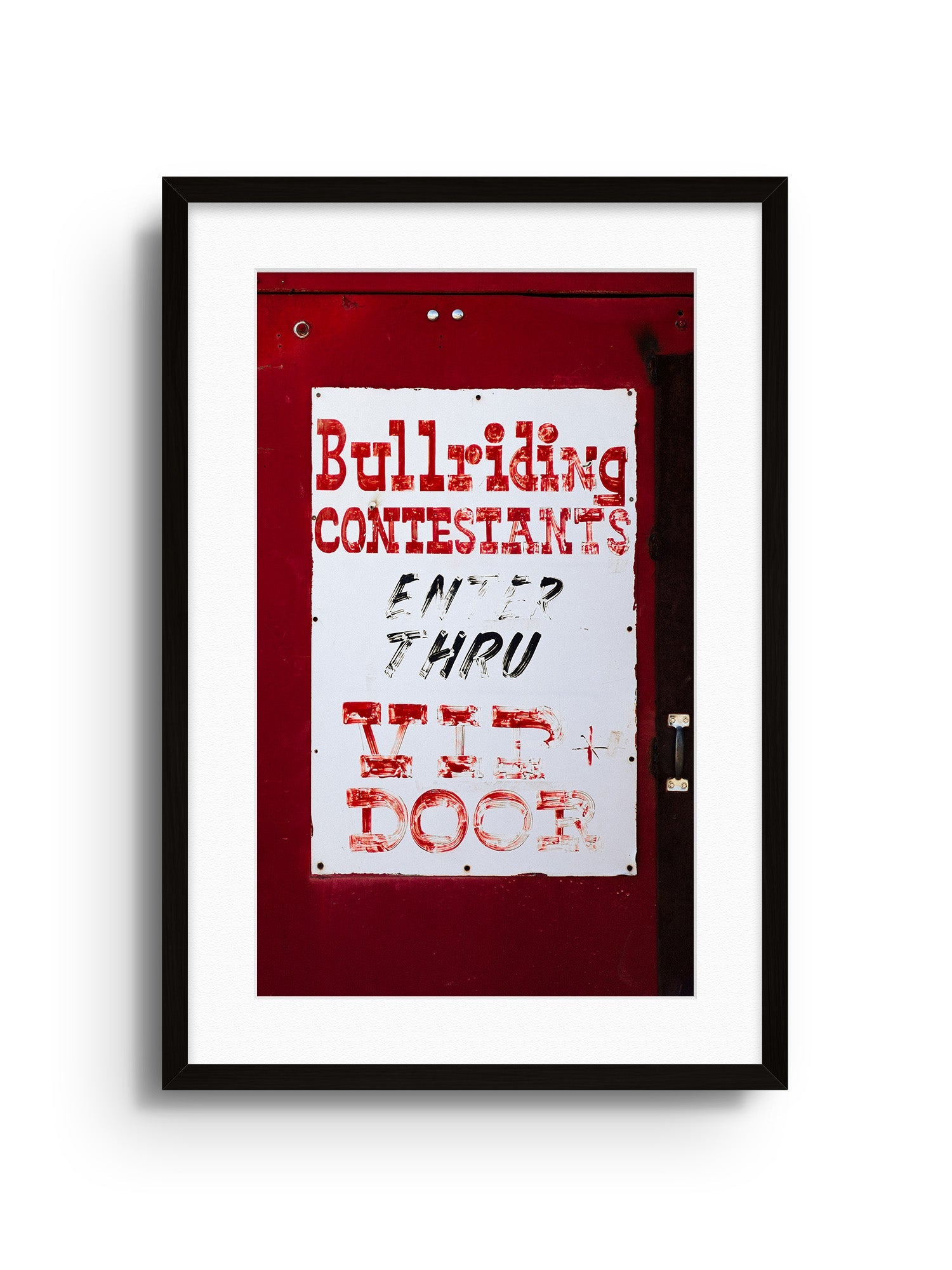 Enter Thru VIP Door - Philip Jobling - East Side Studio - Art Prints