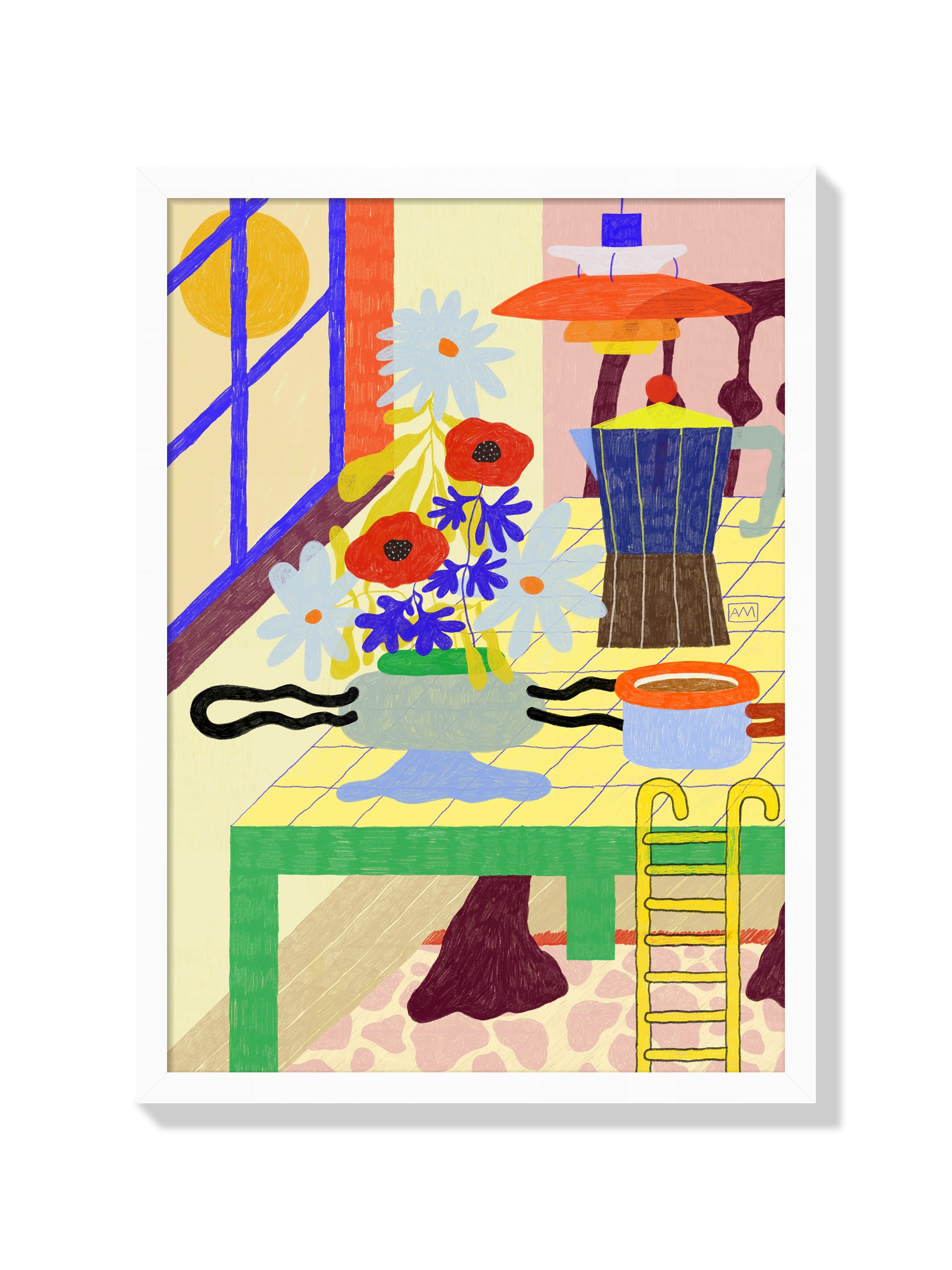 SLOW MORNINGS - projekt AM - White Frame |frame=White Frame|