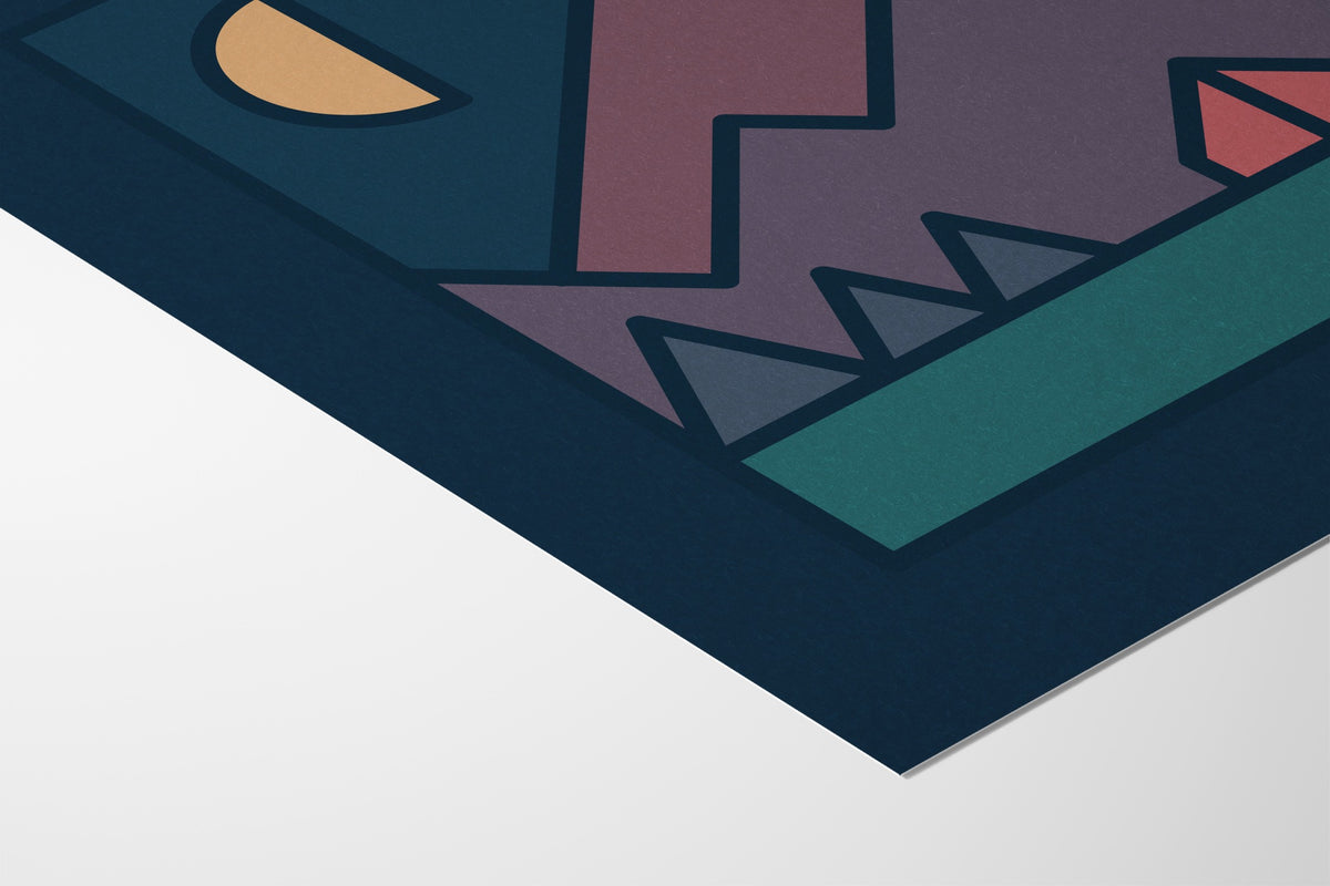 A Night Under the Stars (Miniscape 14) - Rick Crane - Fine Art Paper 200gsm |type=paper|