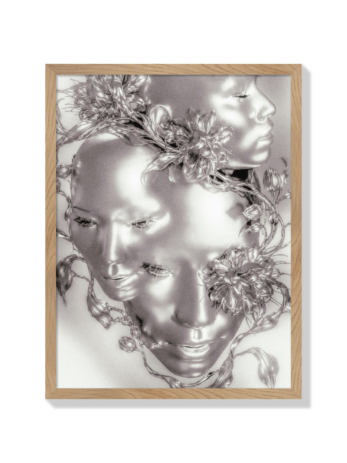 All Flowers In Time Bend Towards The Sun - Denisa Rahma - Natural Frame |frame=Natural Frame|