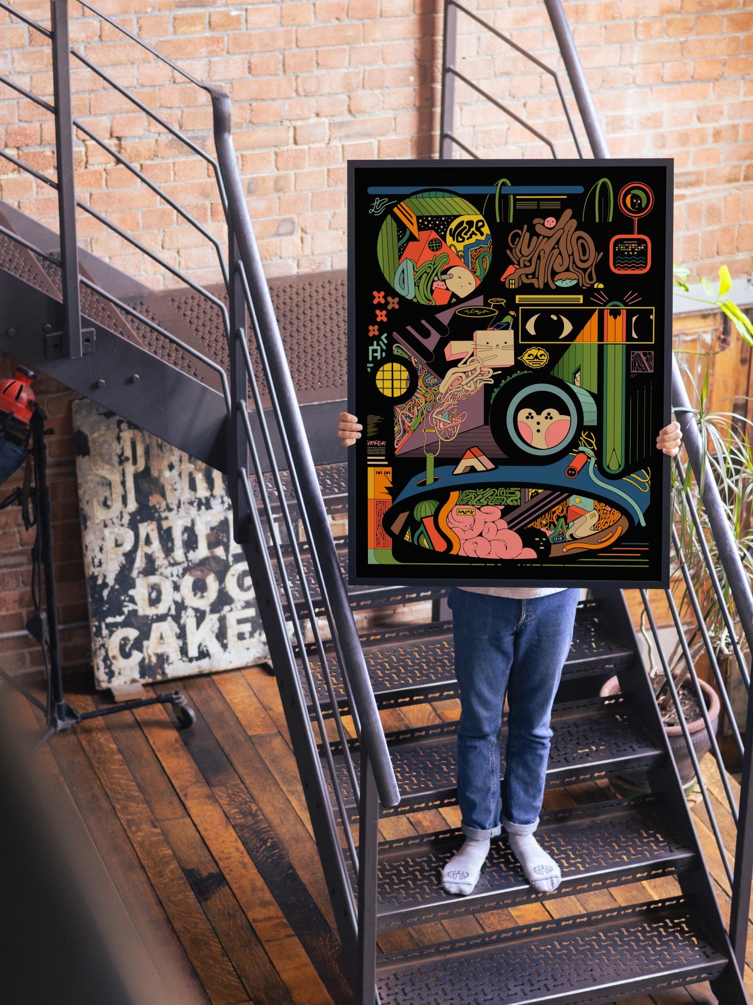 Bebomveekooshti - Ori Toor - 30x40_Black_290626 |type=lifestyle|