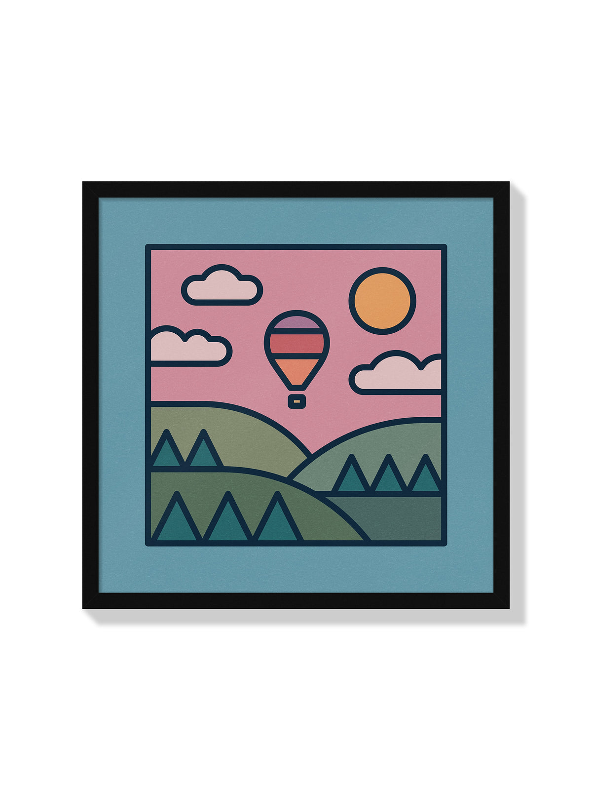 The Balloon Ride (Miniscape 03) - Rick Crane - Black Frame |frame=Black Frame|