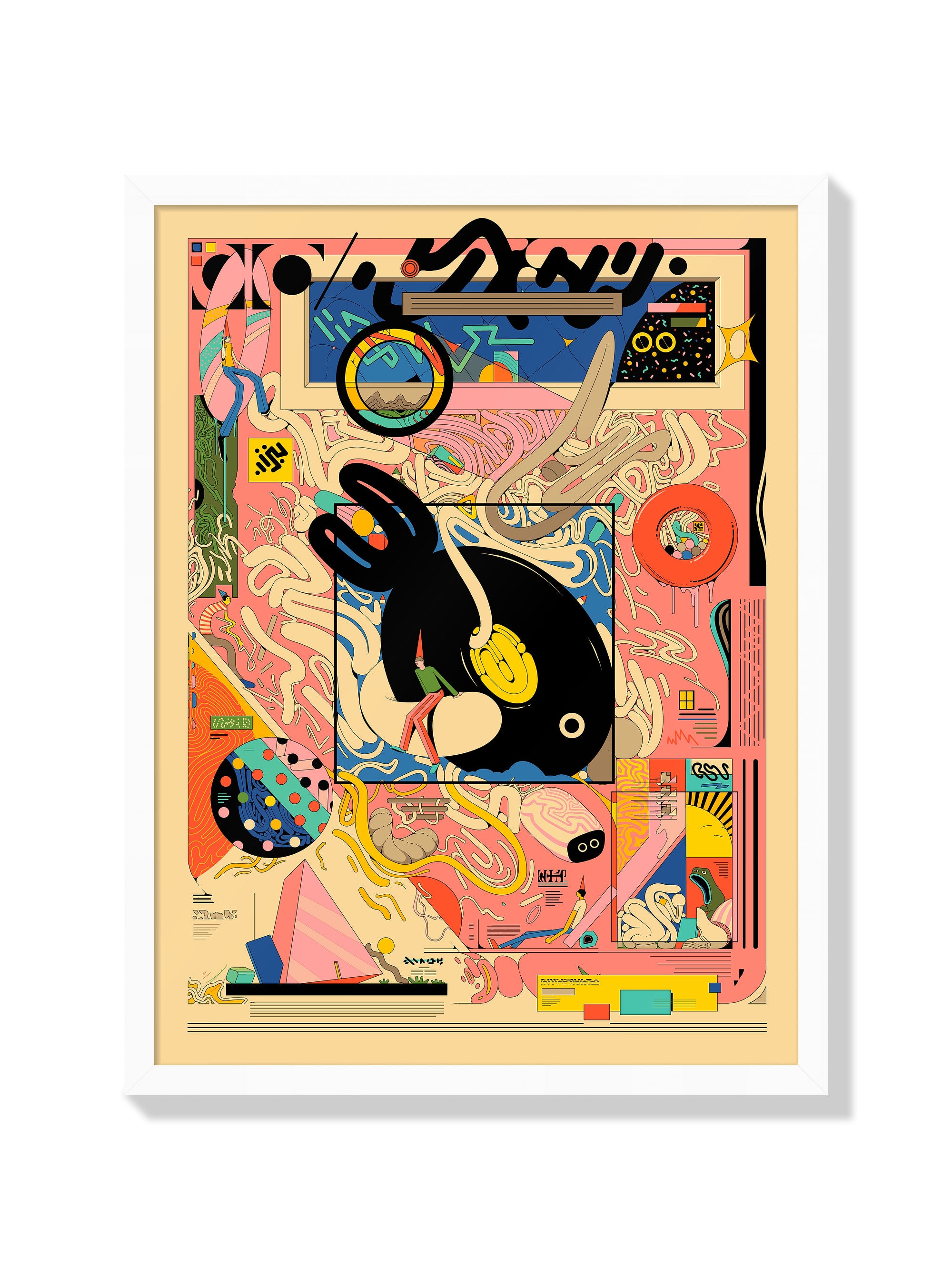 Black Fish - Ori Toor - White Frame |frame=White Frame|