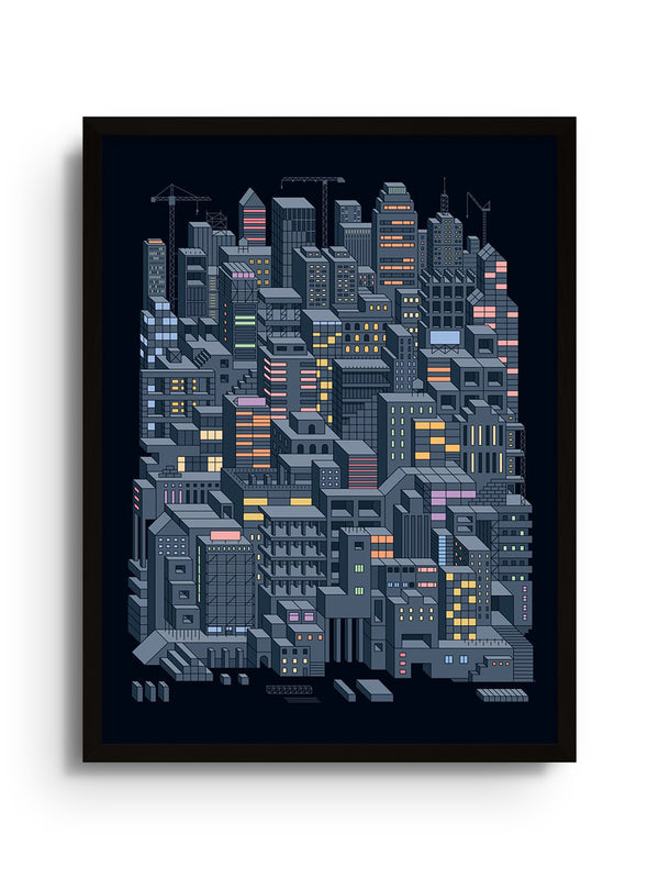 City Builders (Nighttime) - Rick Crane