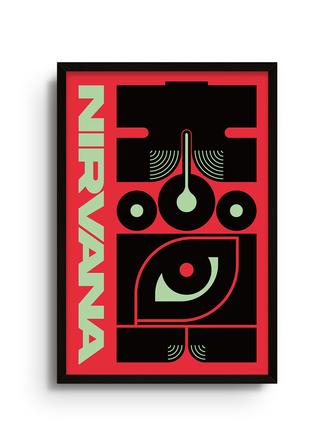 "大覚#2 (nirvana) by Kenichi Minami fine art print in black frame" |frame=Black Frame|