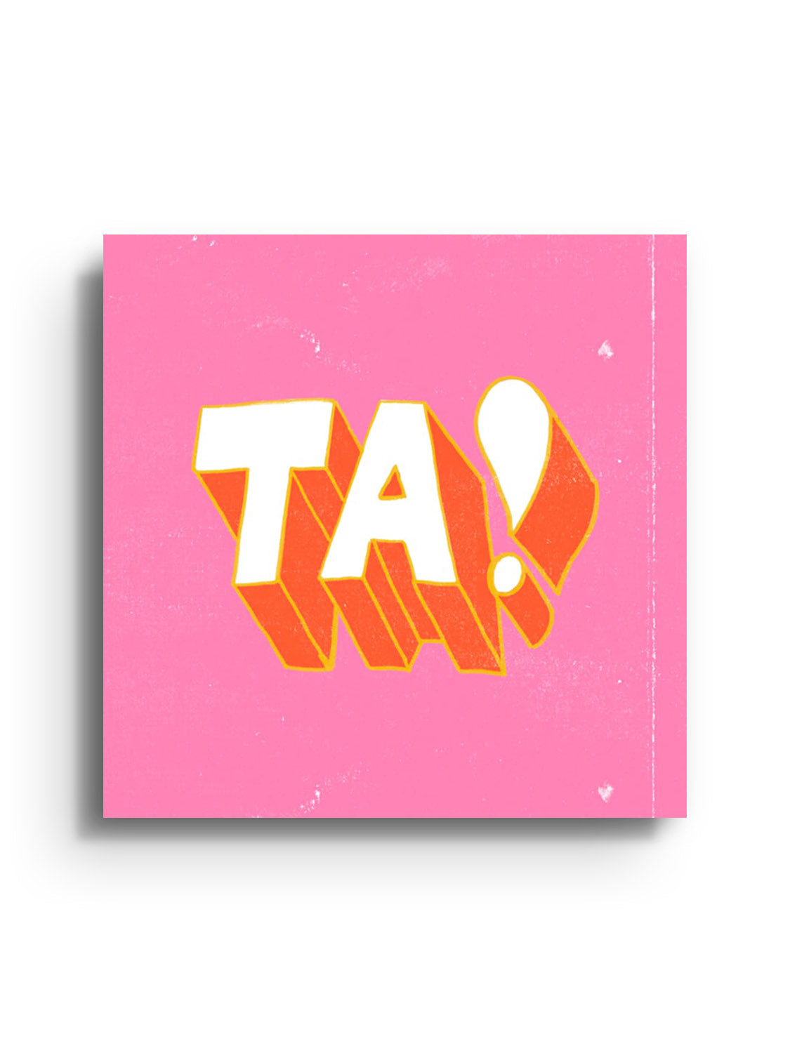 Fine art print "TA!" by Sophia Sky, displayed unframed. |frame=Unframed|