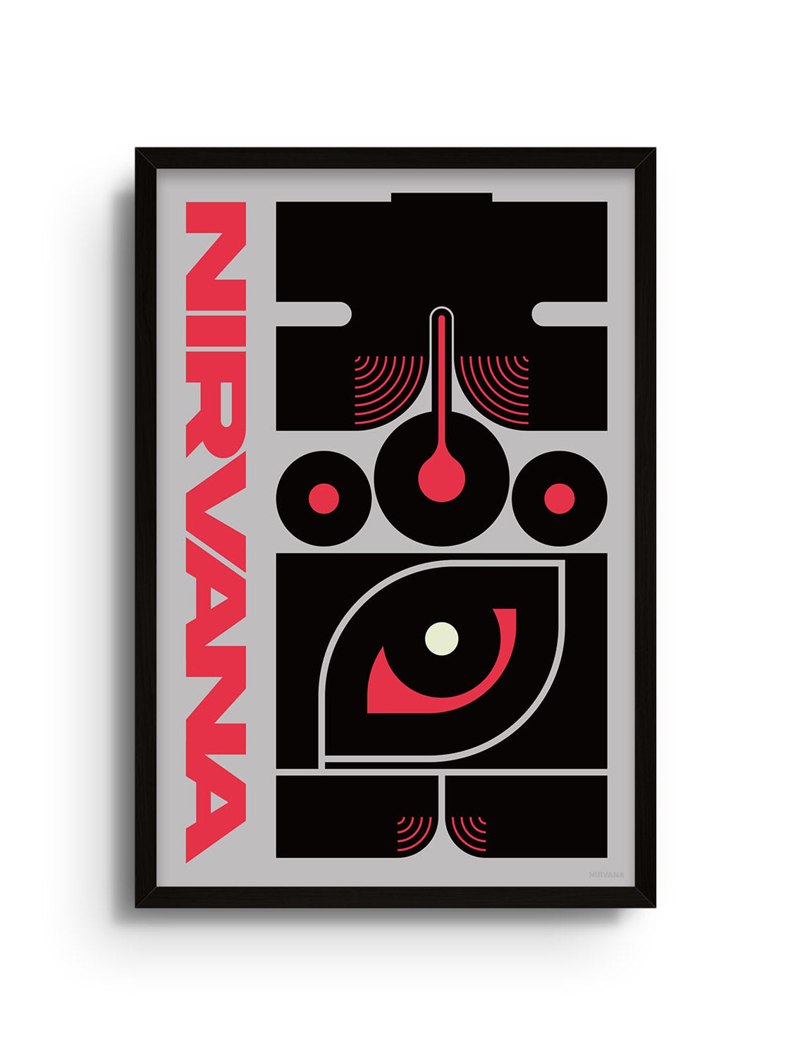 Fine art print "大覚#1 (nirvana)" by Kenichi Minami in black frame. |frame=Black Frame|