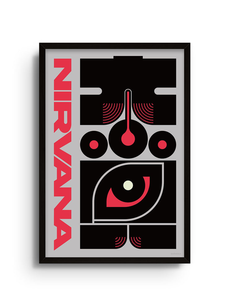 Fine art print "大覚#1 (nirvana)" by Kenichi Minami in black frame. |frame=Black Frame|