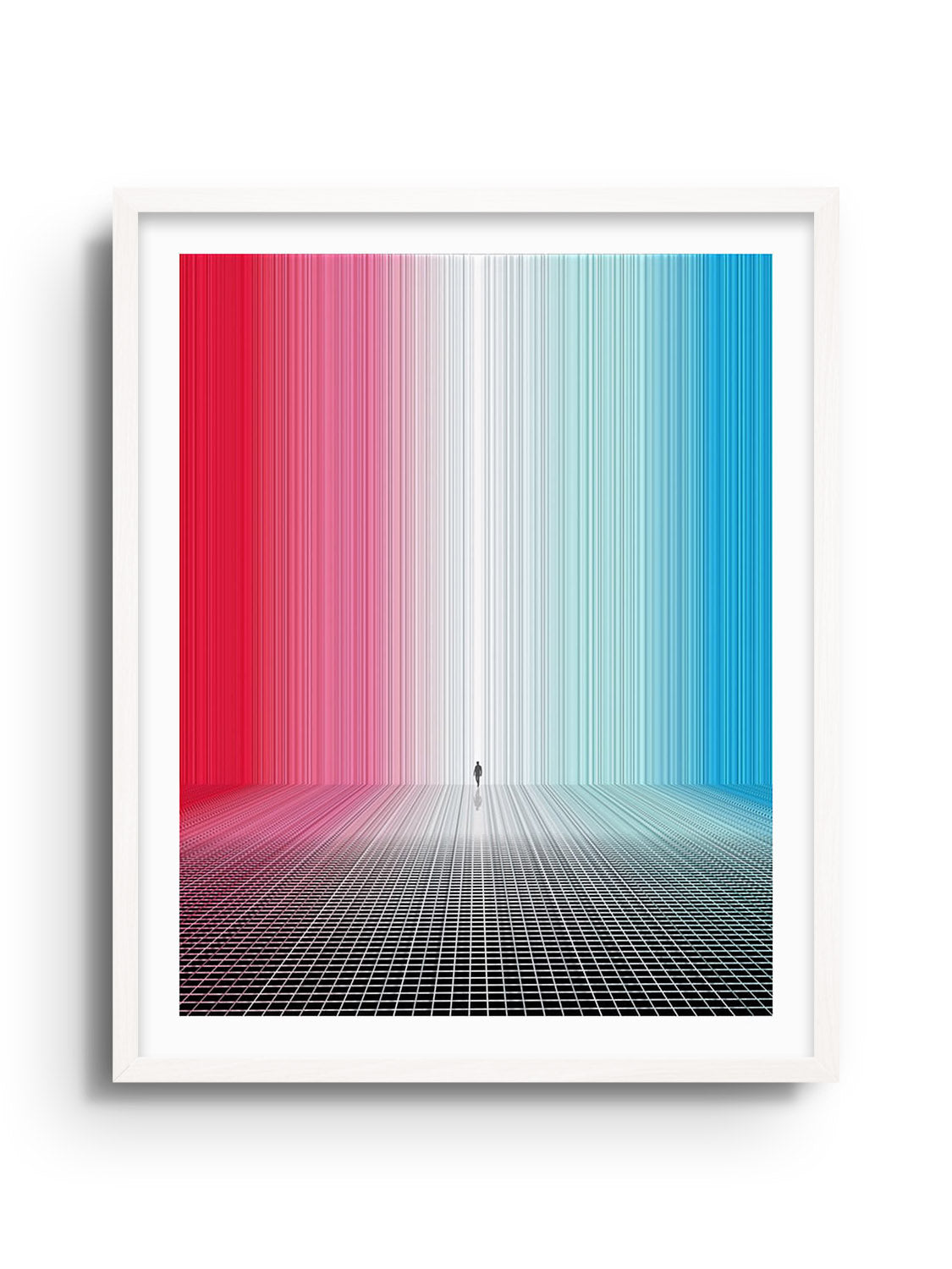 "Between States" by Michael Strevens in white frame, fine art print display |frame=White Frame|