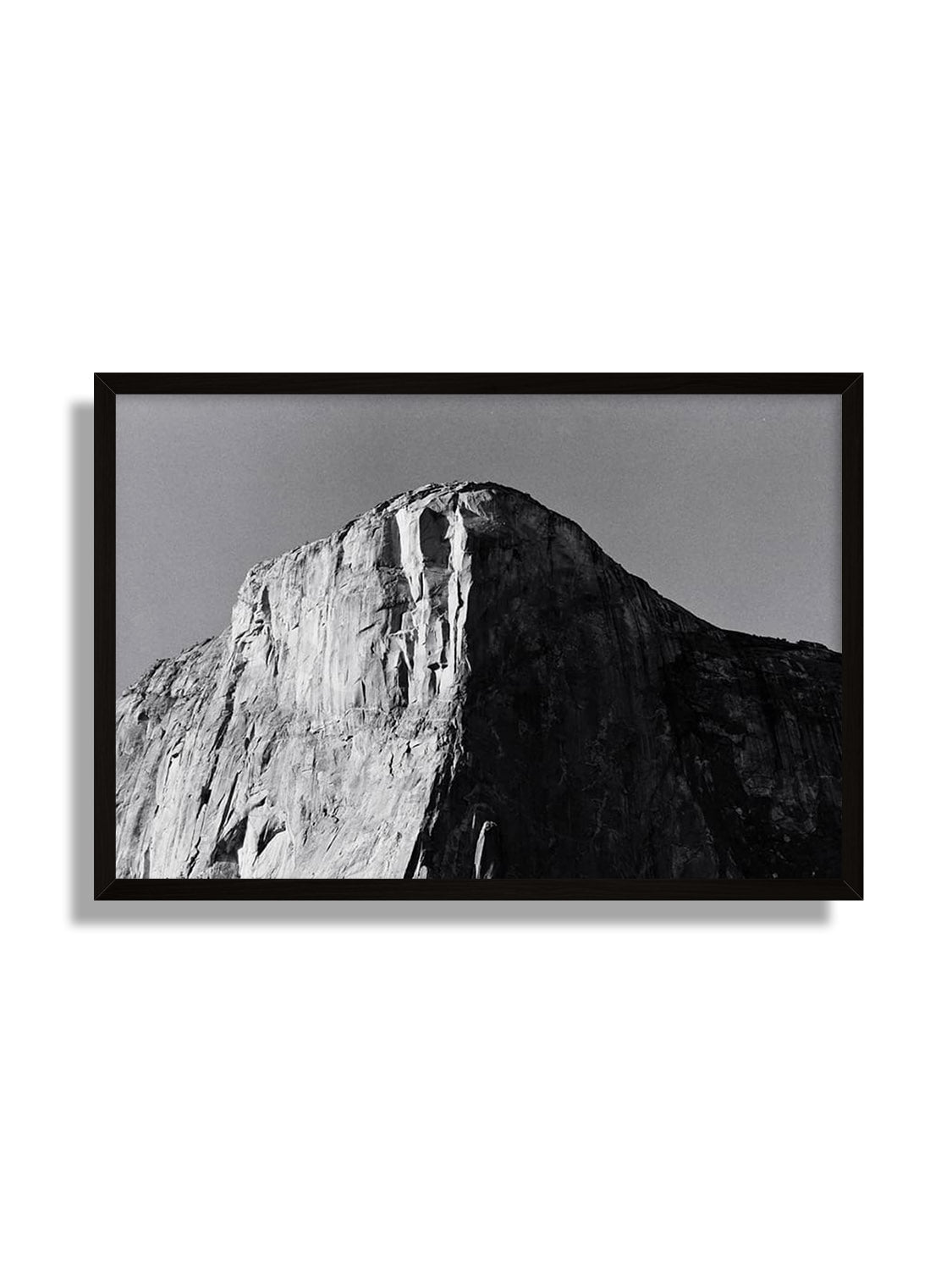 "El Capitan" by Adam Sherrett fine art print in Black Frame, showcasing iconic mountain landscape in Yosemite. |frame=Black Frame|