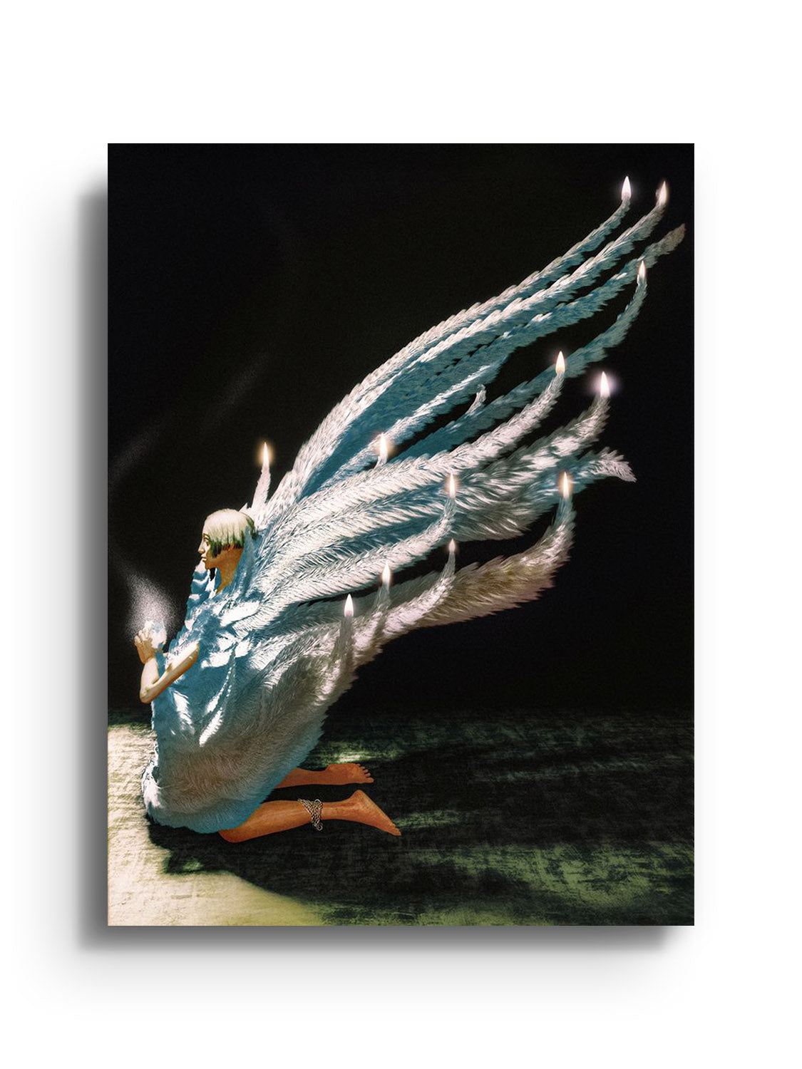 "Playing God" fine art print by Denisa Rahma, unframed.