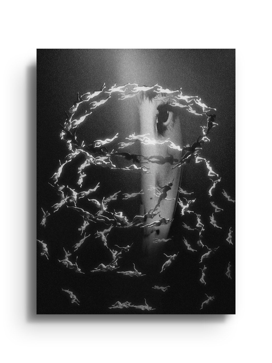 "Year of the Snake" by denisa rahma, fine art print displayed unframed, intricate design featuring a serpent illustration.