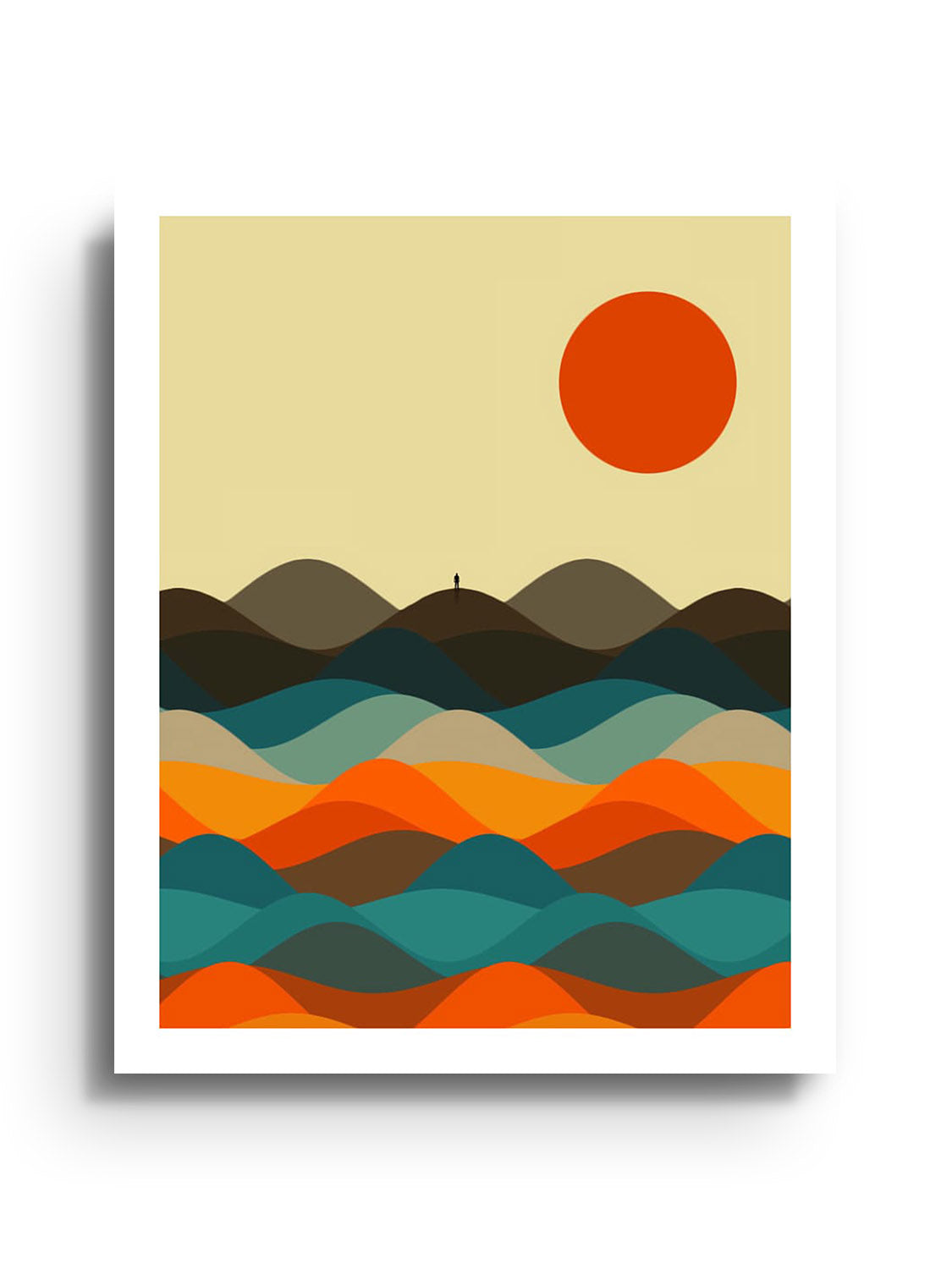 Fine art print "Rolling" by Michael Strevens, unframed. |frame=Unframed|