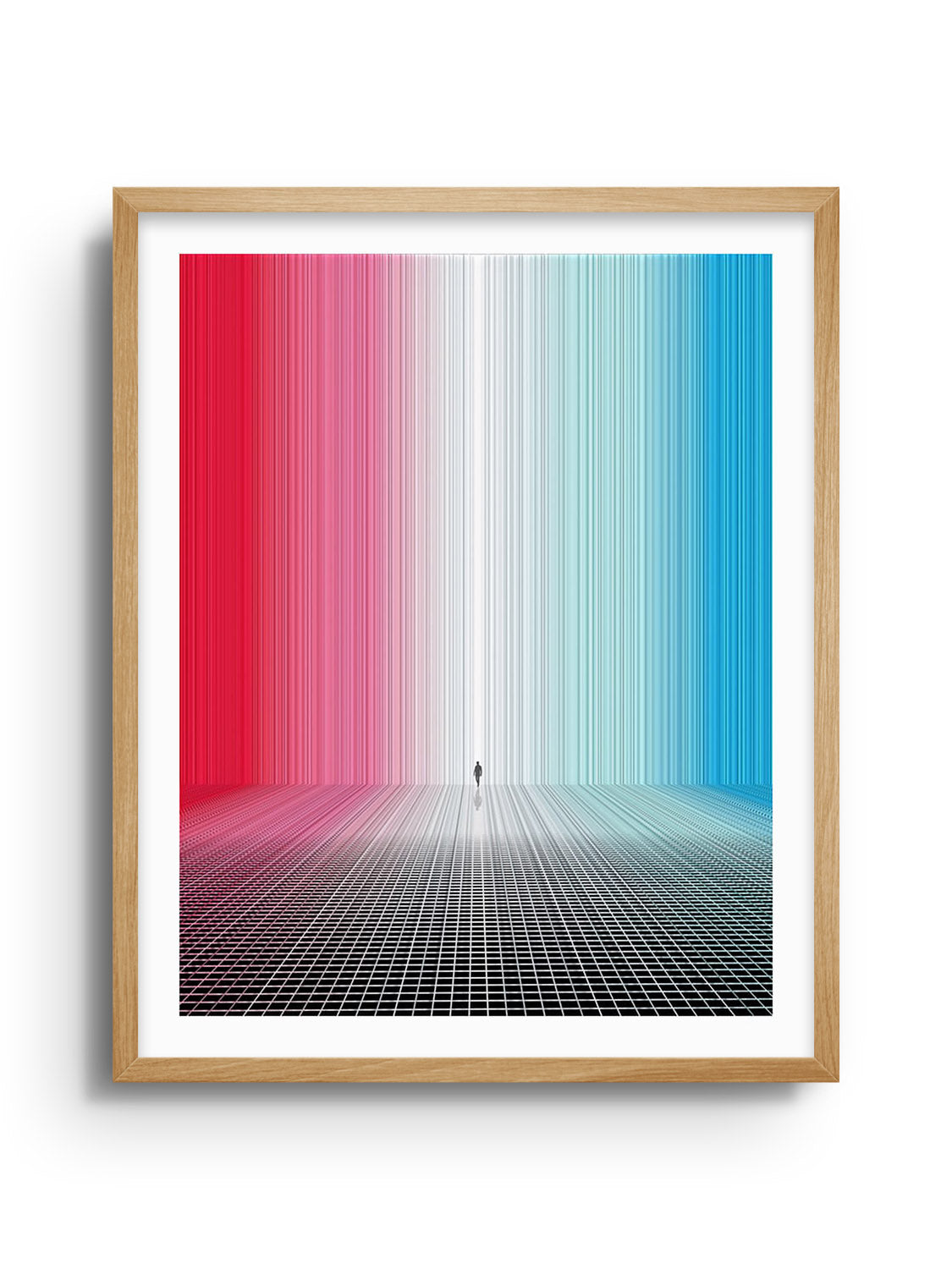 "Between States" by Michael Strevens fine art print in natural frame. |frame=Natural Frame|
