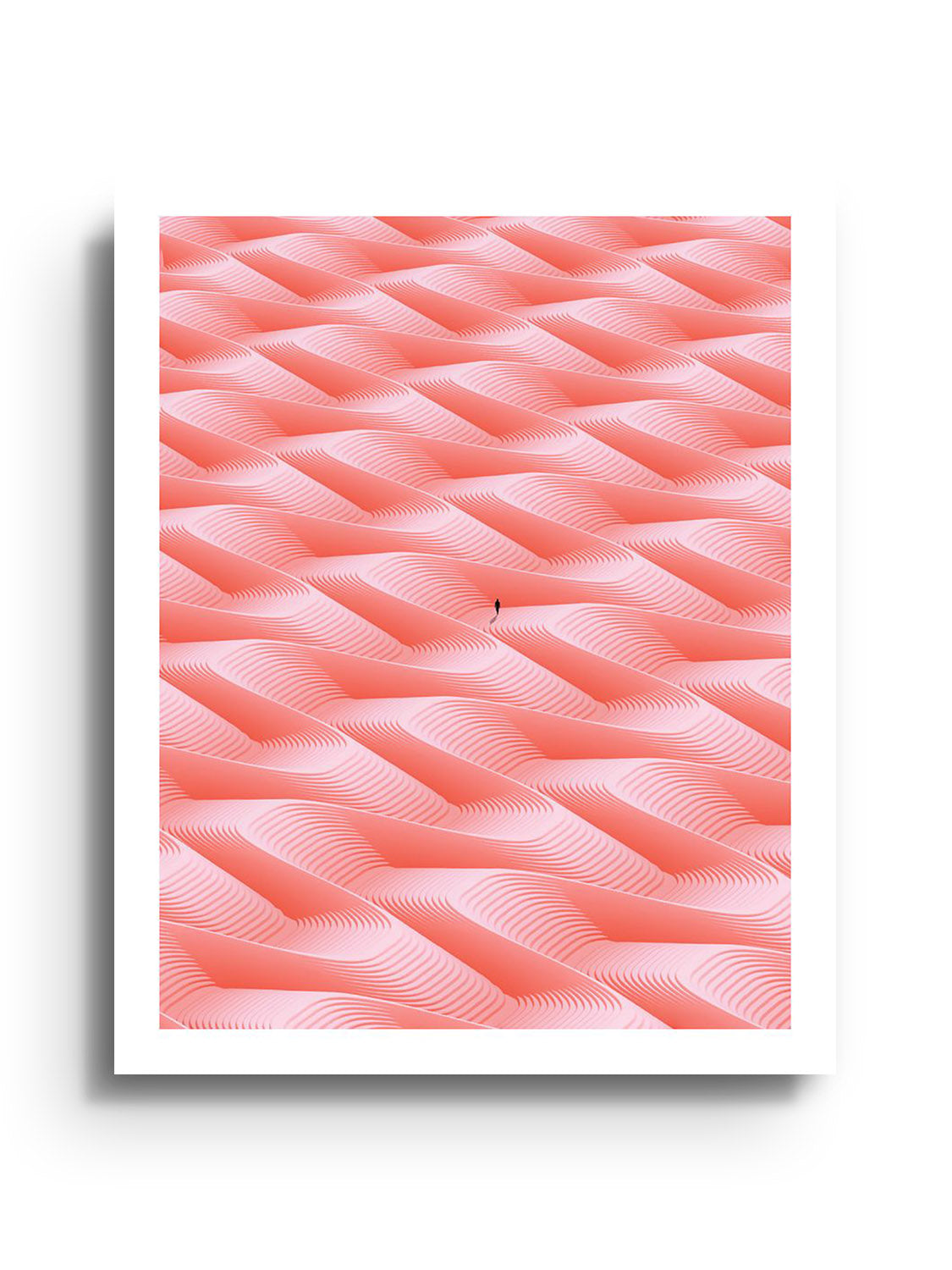 Unframed fine art print "Walking The Same Thought" by Michael Strevens, highlighting detailed expressive composition.