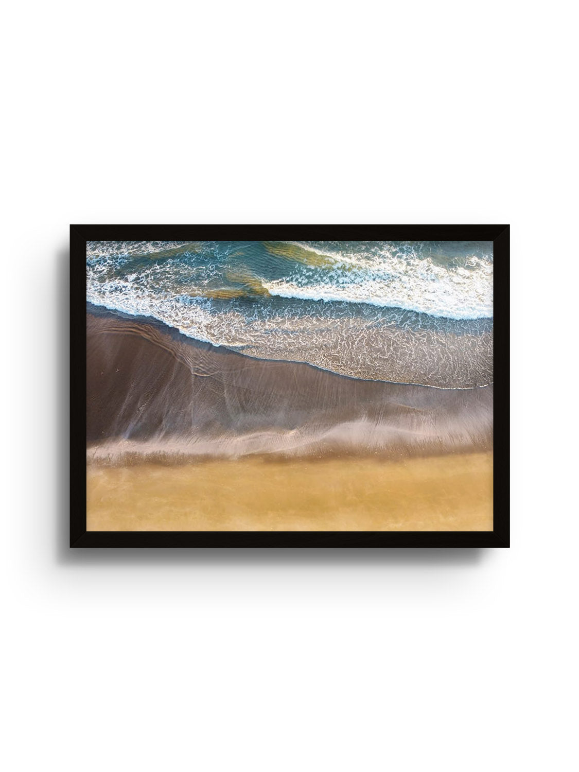 "Hot Water Beach III" by Victoria Benjafield, fine art print displayed in black frame |frame=Black Frame|