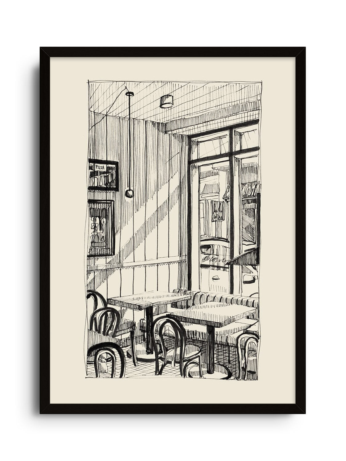 Fine art print "Sun Stream" by Emma Louise in a black frame. |frame=Black Frame|