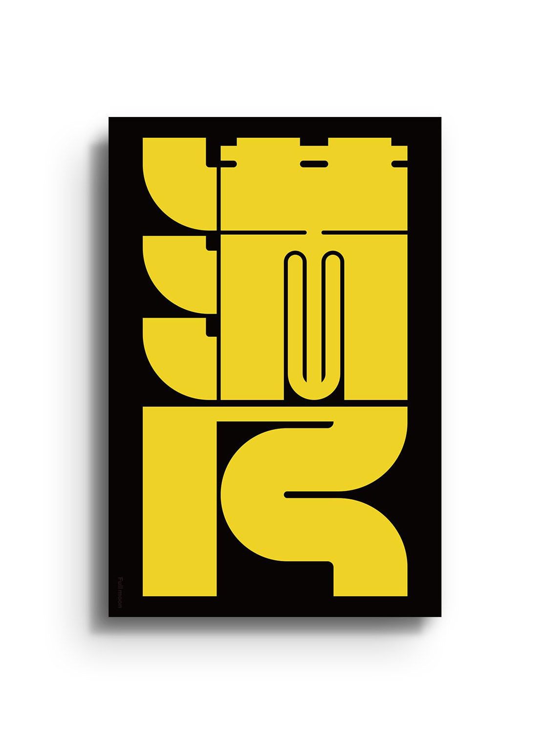 "満月#2 (Full Moon)" fine art print by Kenichi Minami, displayed unframed in a minimalist presentation. |frame=Unframed|