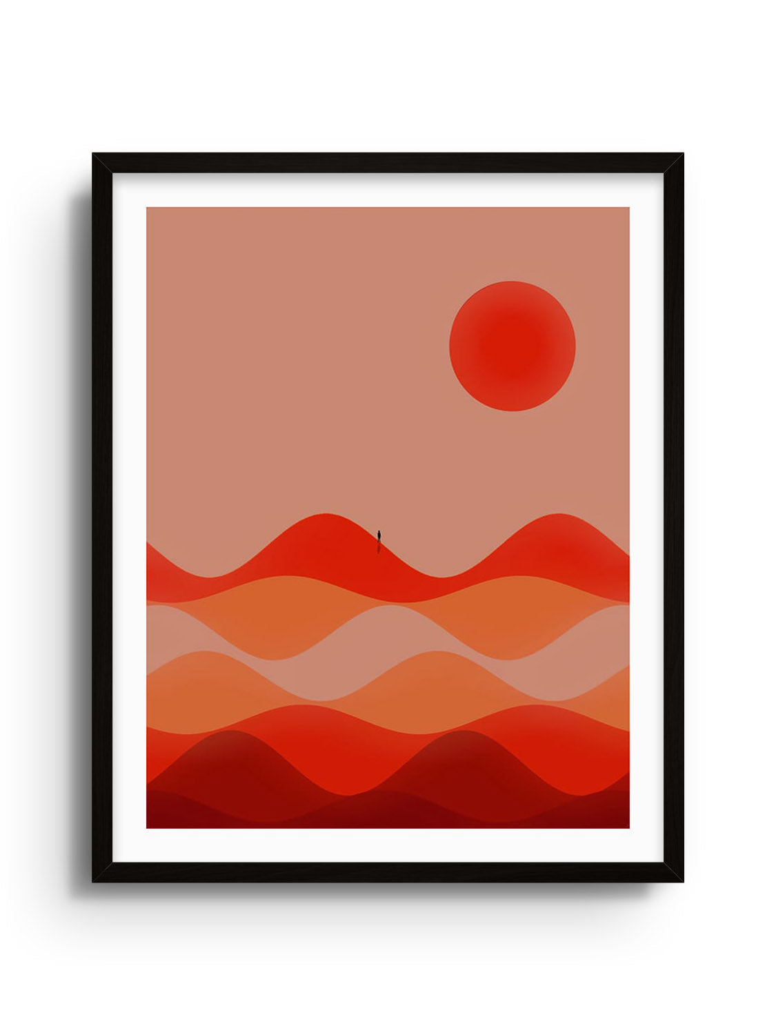 "The Still Hour" by Michael Strevens fine art print in black frame |frame=Black Frame|