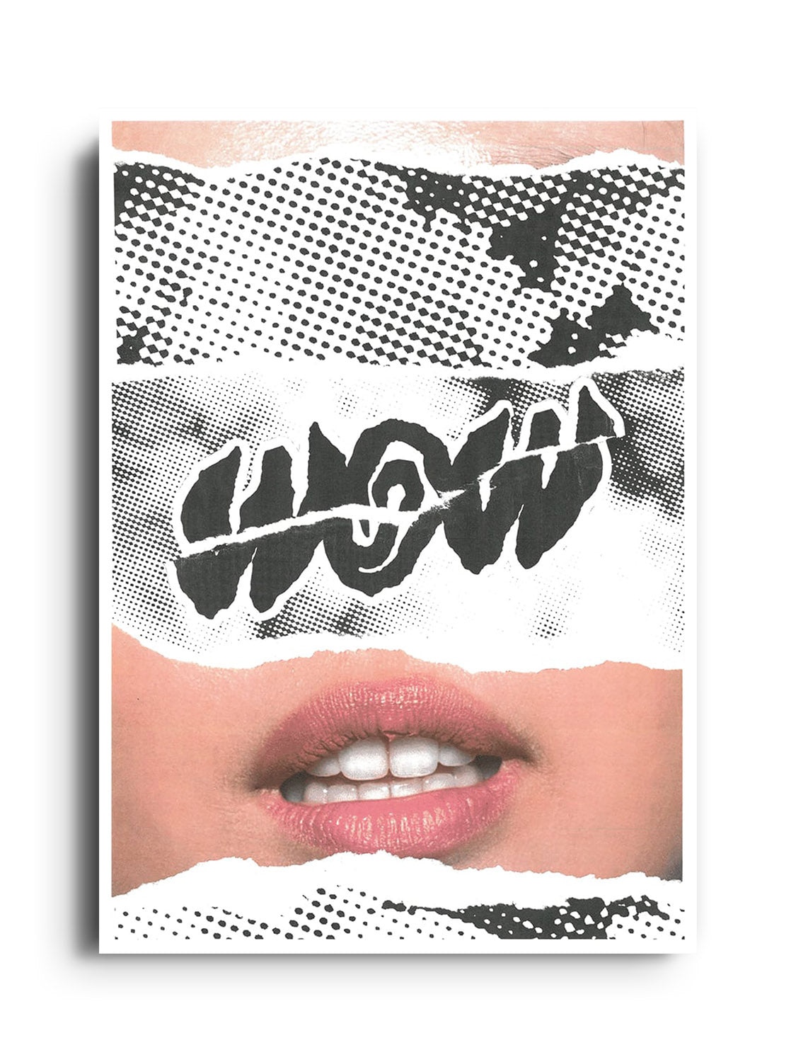 Chico Leong's "WOW A1 size" fine art print displayed as an unframed print. |frame=Unframed|