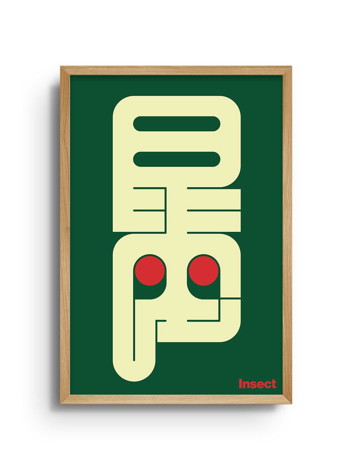 "昆虫#1 (Insect)" by Kenichi Minami, fine art print in Natural Frame |frame=Natural Frame|