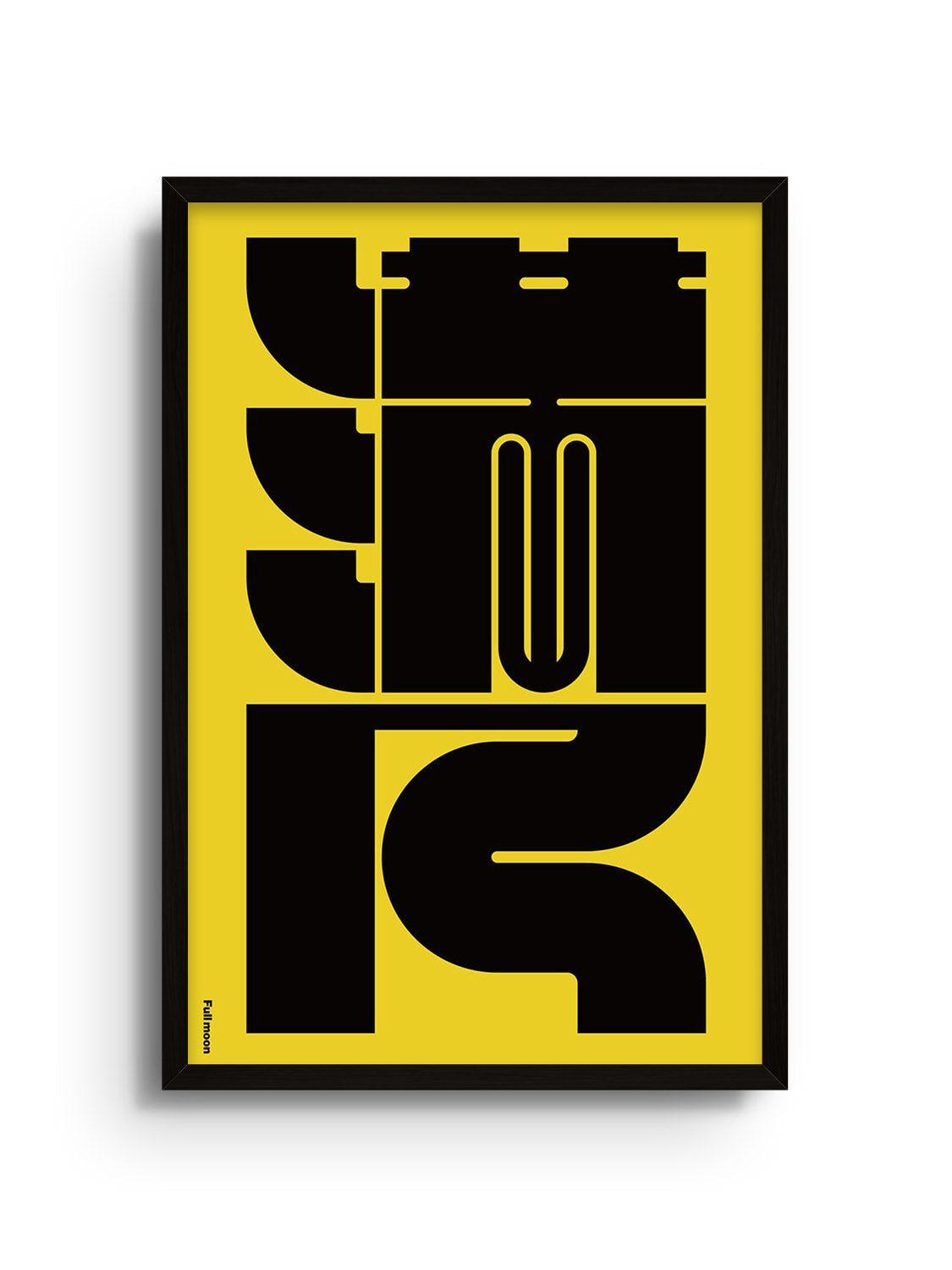 "満月#1 (Full Moon)" by Kenichi Minami, fine art print in black frame |frame=Black Frame|