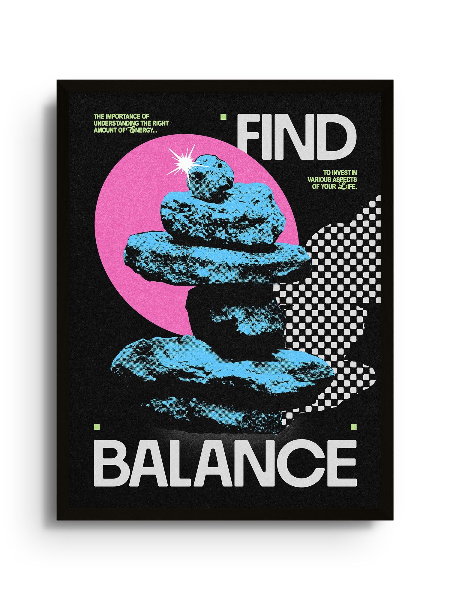 Find Balance - Epi.to.me - East Side Studio - Art Prints