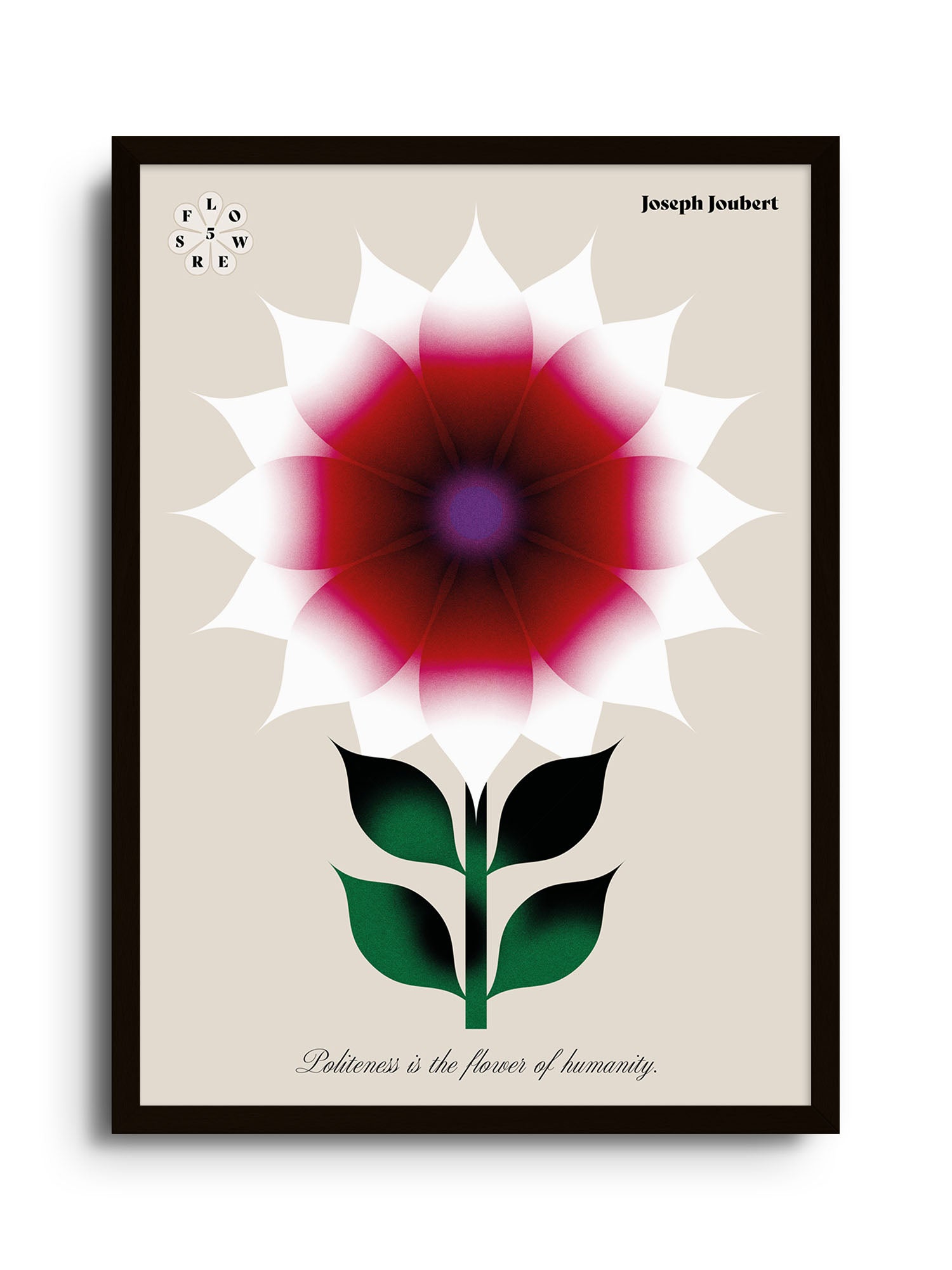 Flower 5 - Politeness - Mario Carpe - East Side Studio - Art Prints