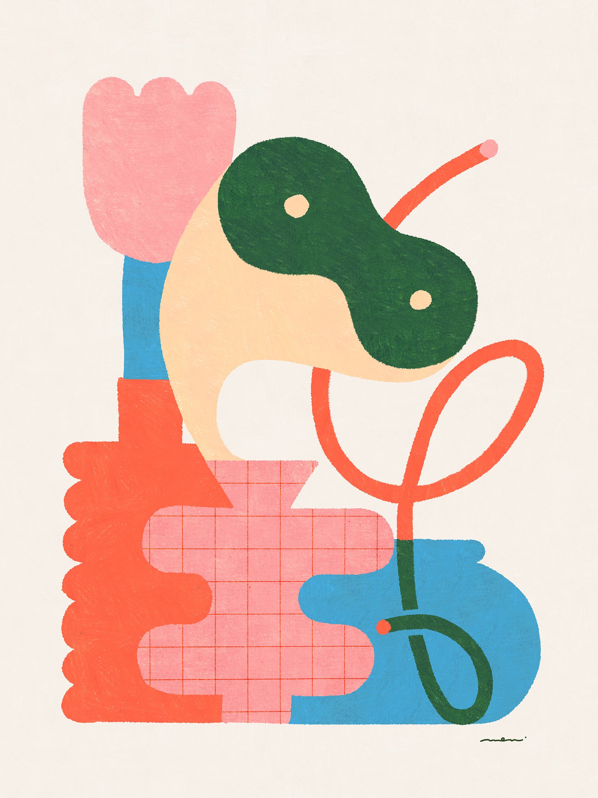 Flower and Base 02 - Monu