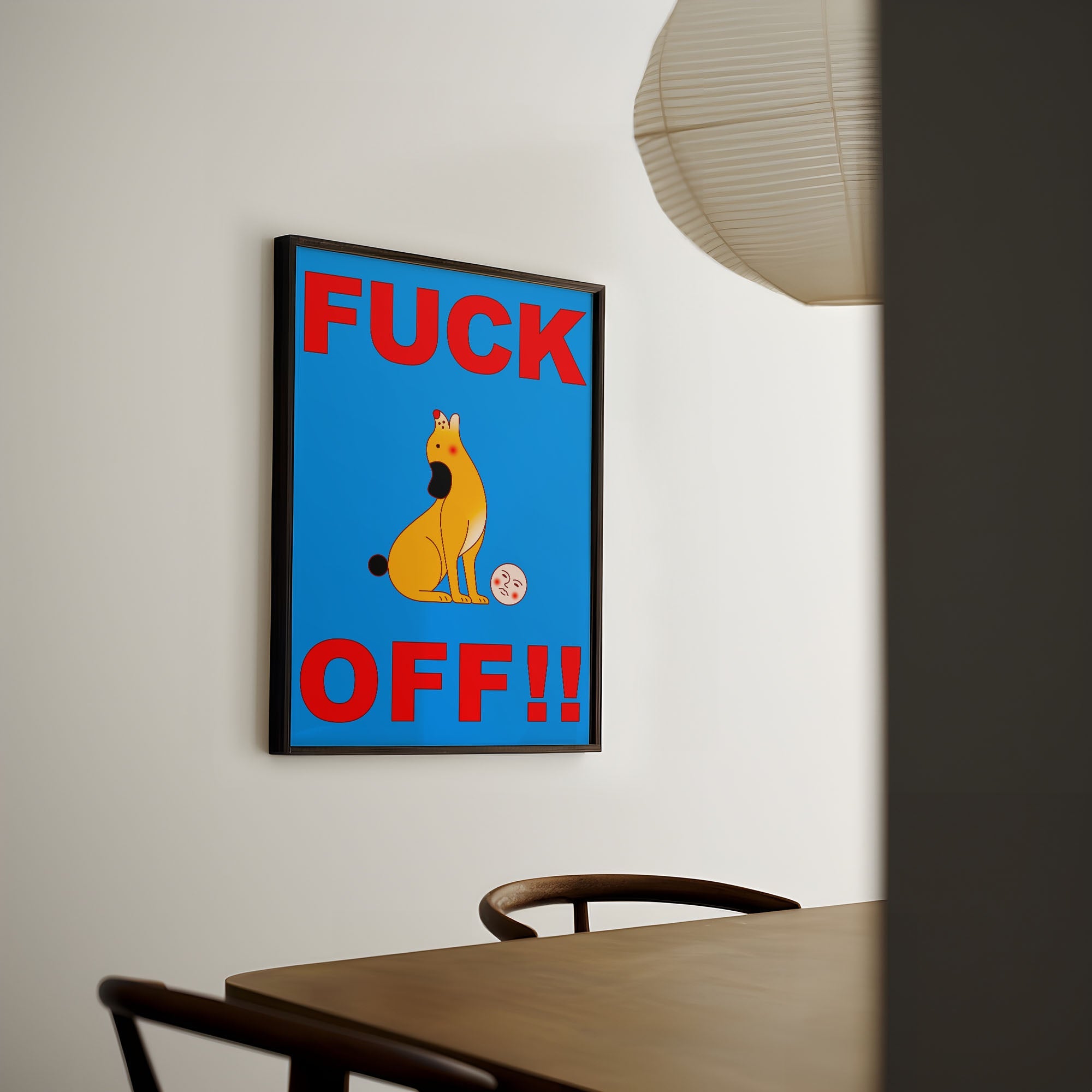 Fuck Off - Jun Ioneda - East Side Studio - Art Prints