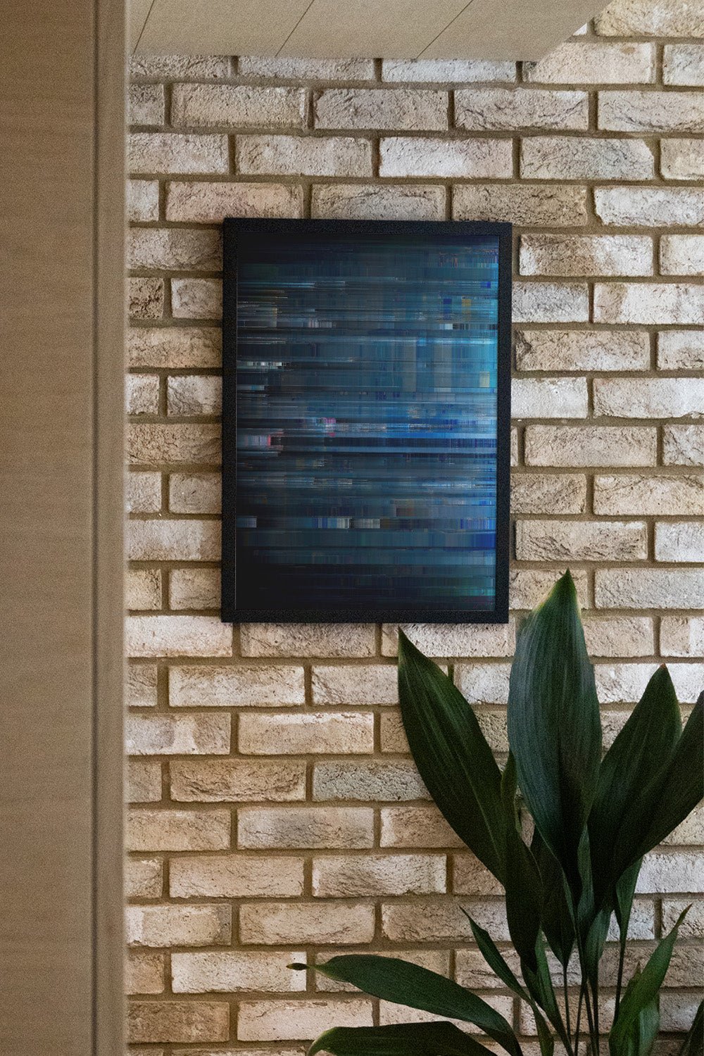 Glitch 20.1123 - The City at Night 02 - Aaron Borchardt - East Side Studio - Art Prints