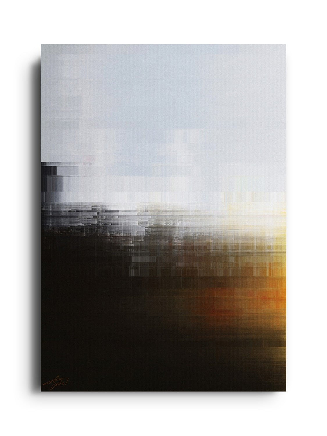 Glitch 21.1019 - Inferno 02 - Aaron Borchardt - East Side Studio - Art Prints