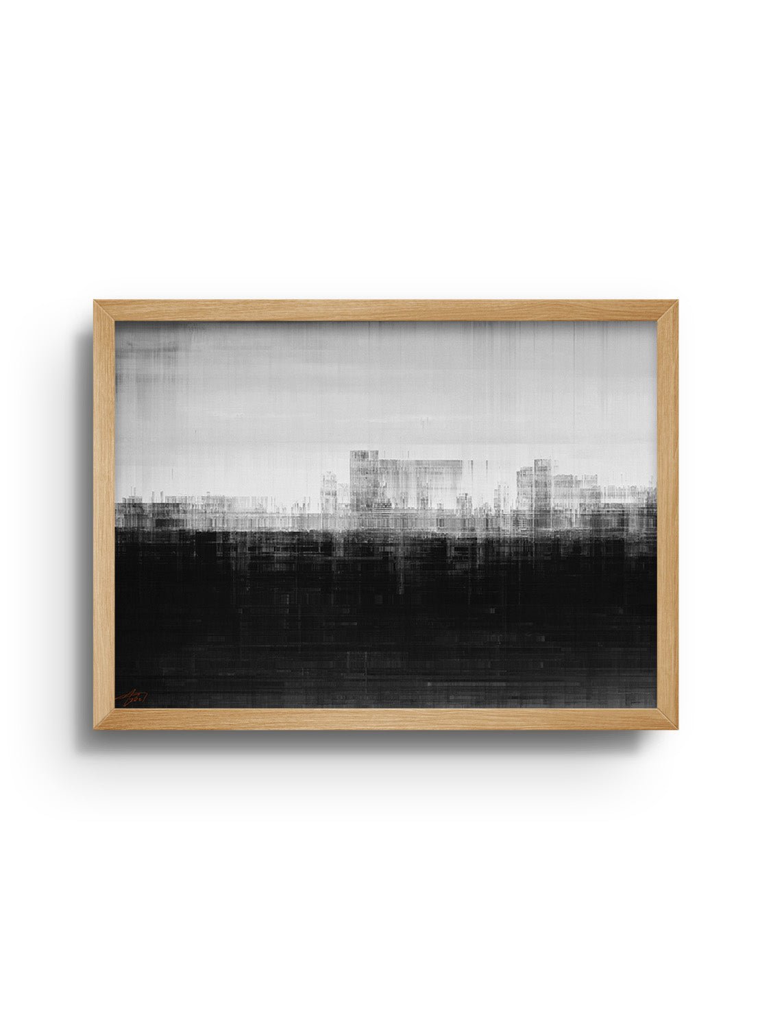 Glitch 21.1019 - Skyline 01 - Aaron Borchardt - East Side Studio - Art Prints