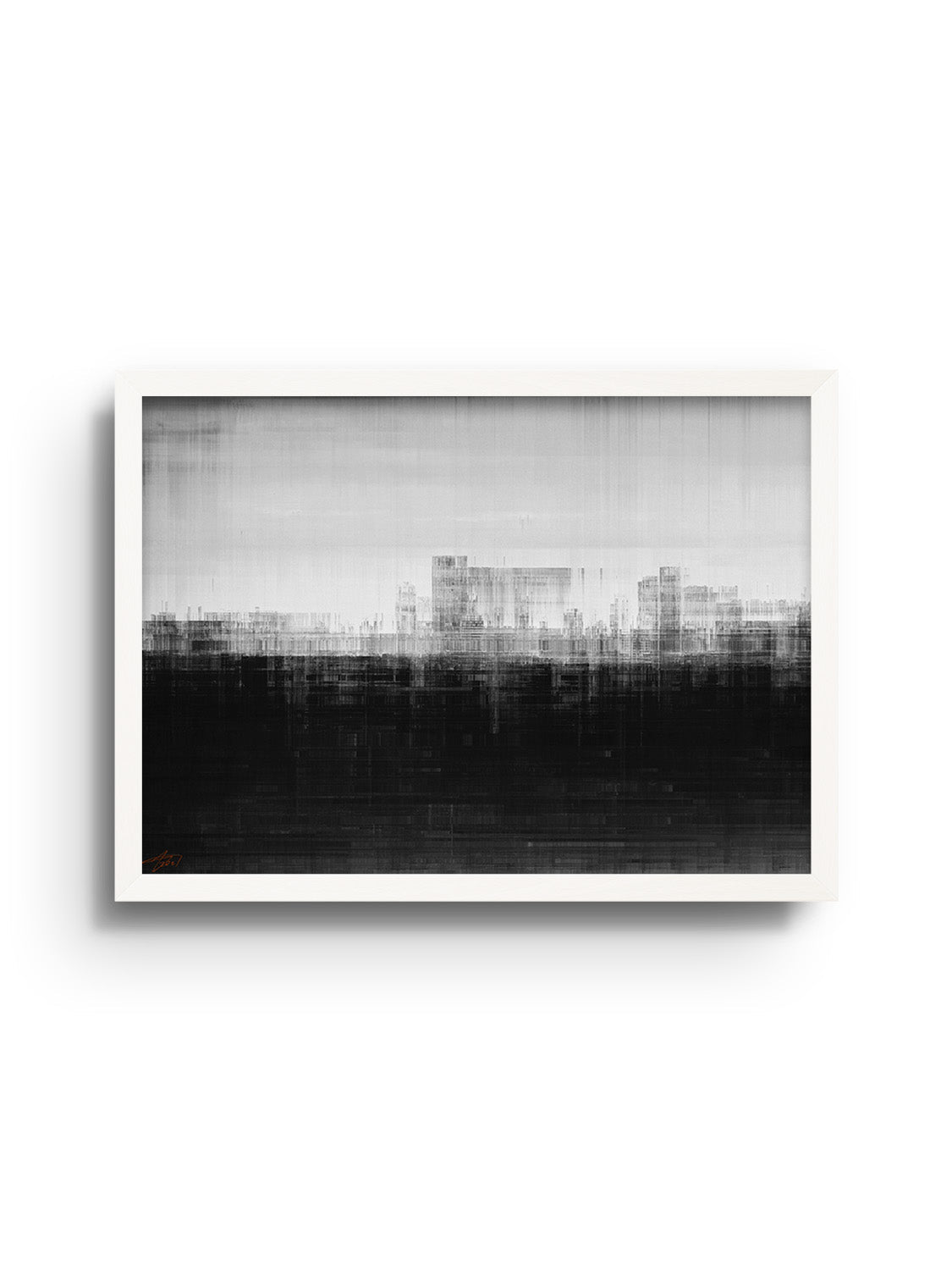 Glitch 21.1019 - Skyline 01 - Aaron Borchardt - East Side Studio - Art Prints