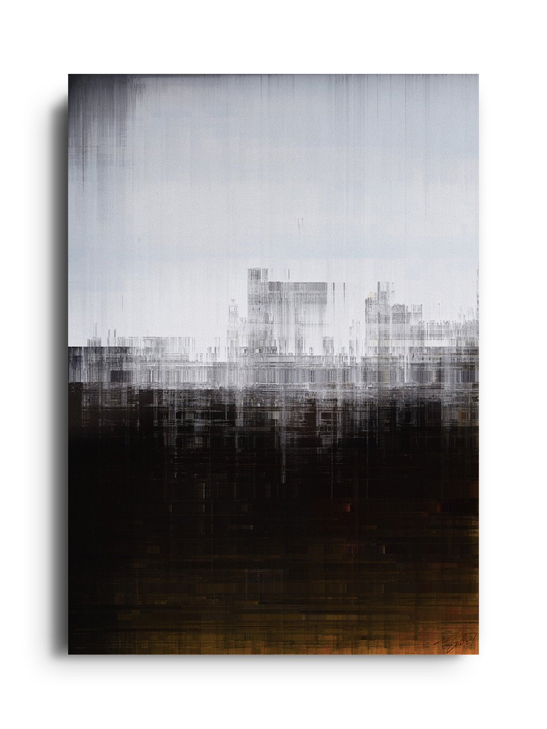 Glitch 21.1019 - Skyline 02 - Aaron Borchardt - East Side Studio - Art Prints