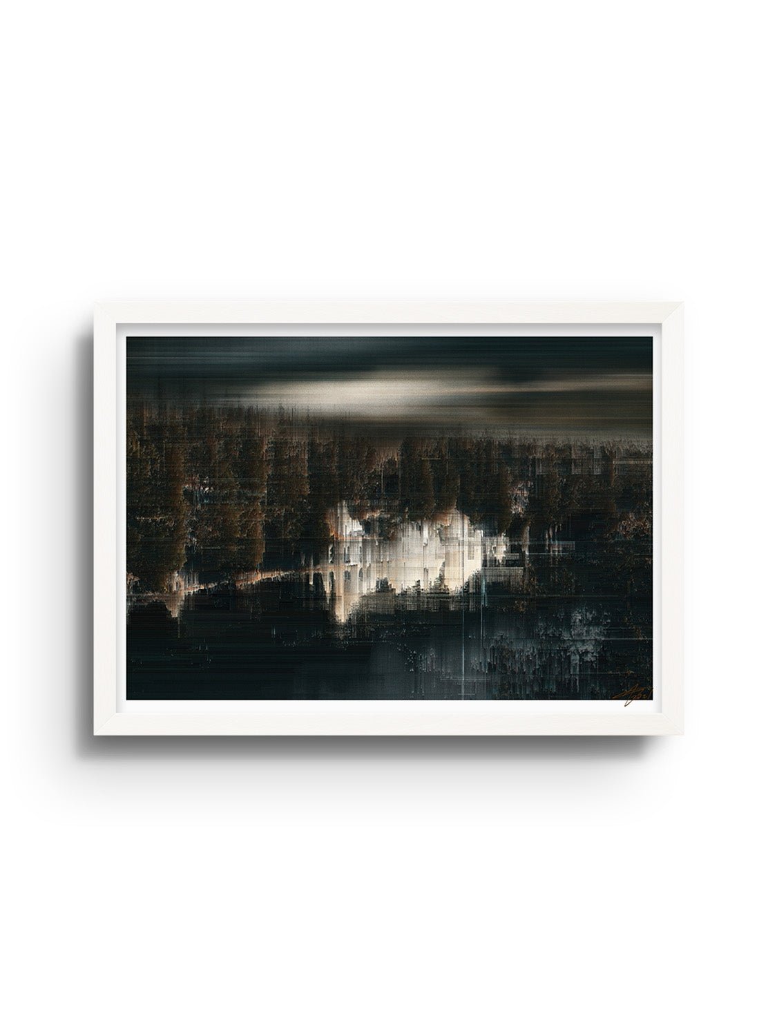 Glitch 21.317 - Reflection 01 - Aaron Borchardt - East Side Studio - Art Prints