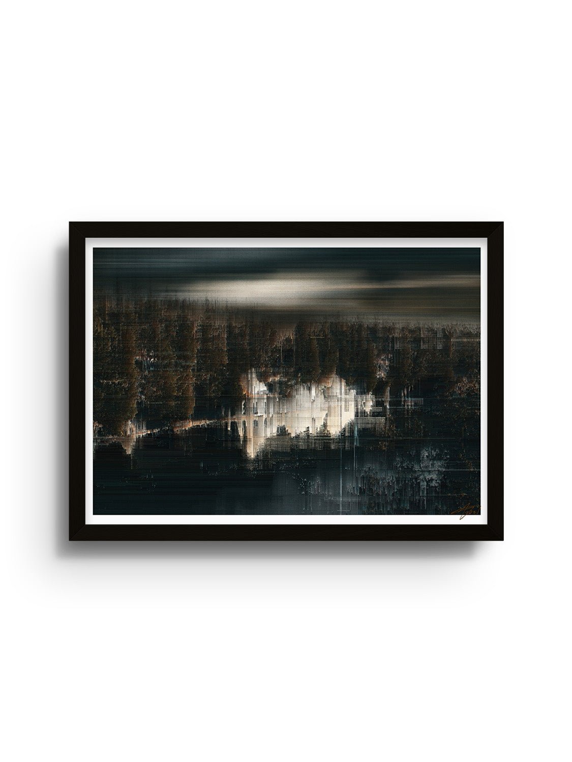 Glitch 21.317 - Reflection 01 - Aaron Borchardt - East Side Studio - Art Prints