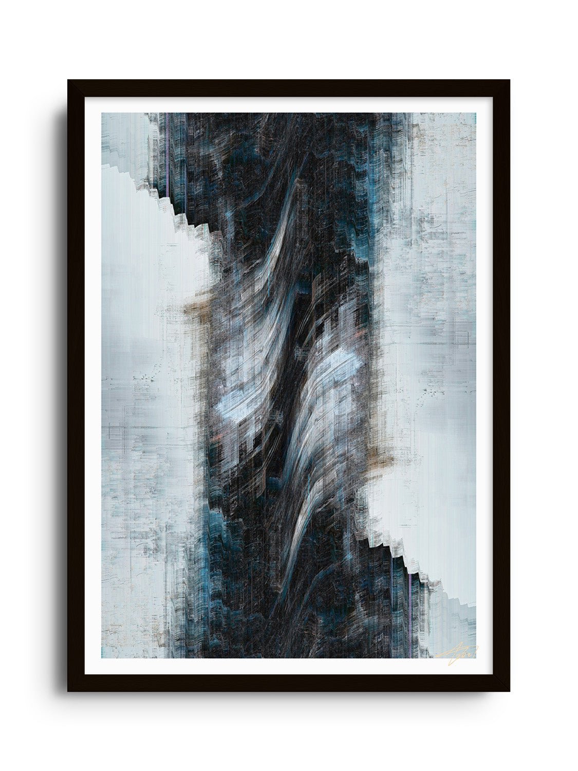 Glitch 21.317 - Reflection 02 - Aaron Borchardt - East Side Studio - Art Prints