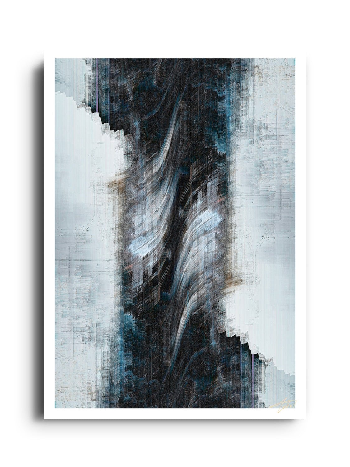 Glitch 21.317 - Reflection 02 - Aaron Borchardt - East Side Studio - Art Prints