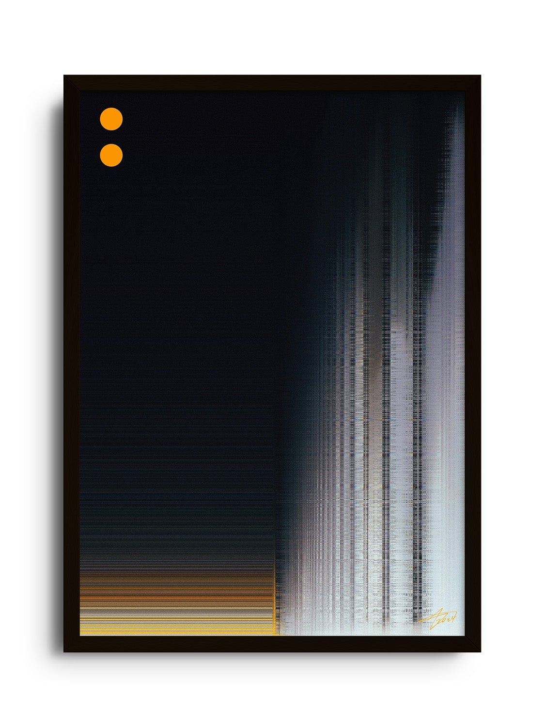 Glitch 23.908 - Back Rooms - Aaron Borchardt - East Side Studio - Art Prints