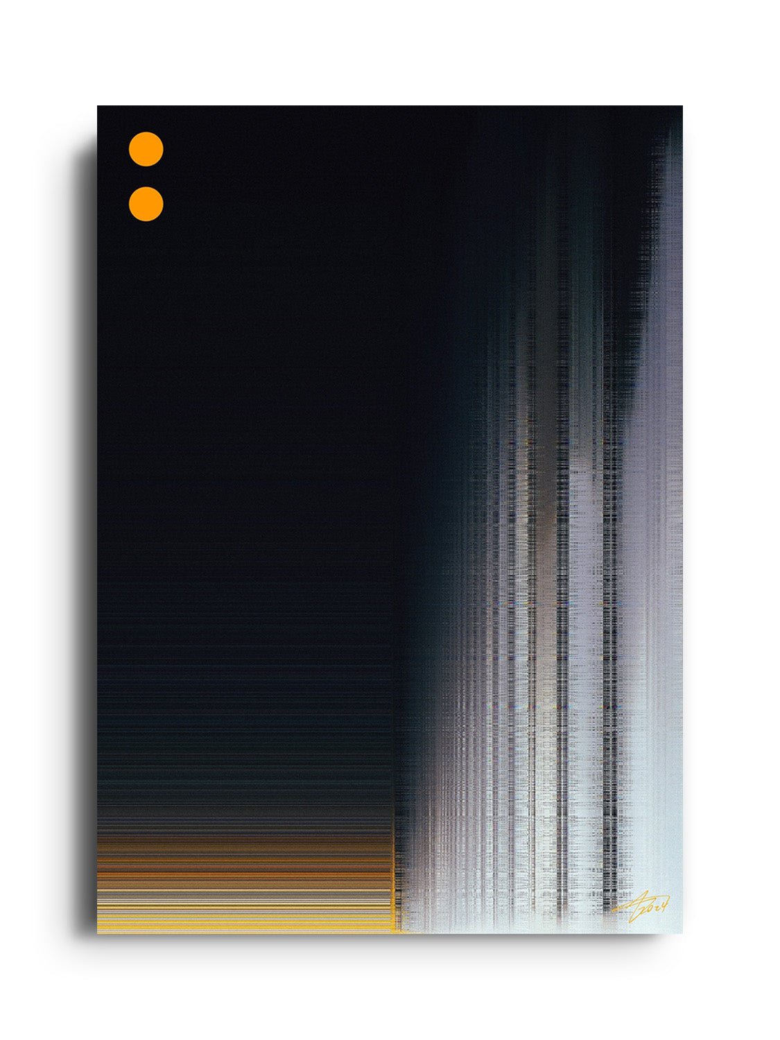 Glitch 23.908 - Back Rooms - Aaron Borchardt - East Side Studio - Art Prints