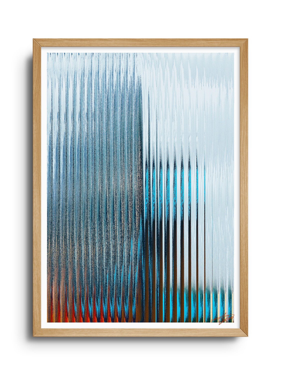 Glitch 24.1028 - Ripples - Aaron Borchardt - East Side Studio - Art Prints