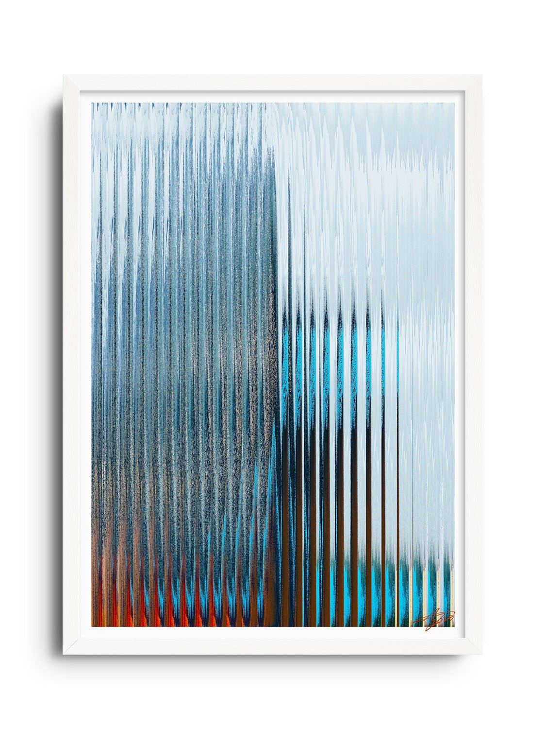 Glitch 24.1028 - Ripples - Aaron Borchardt - East Side Studio - Art Prints