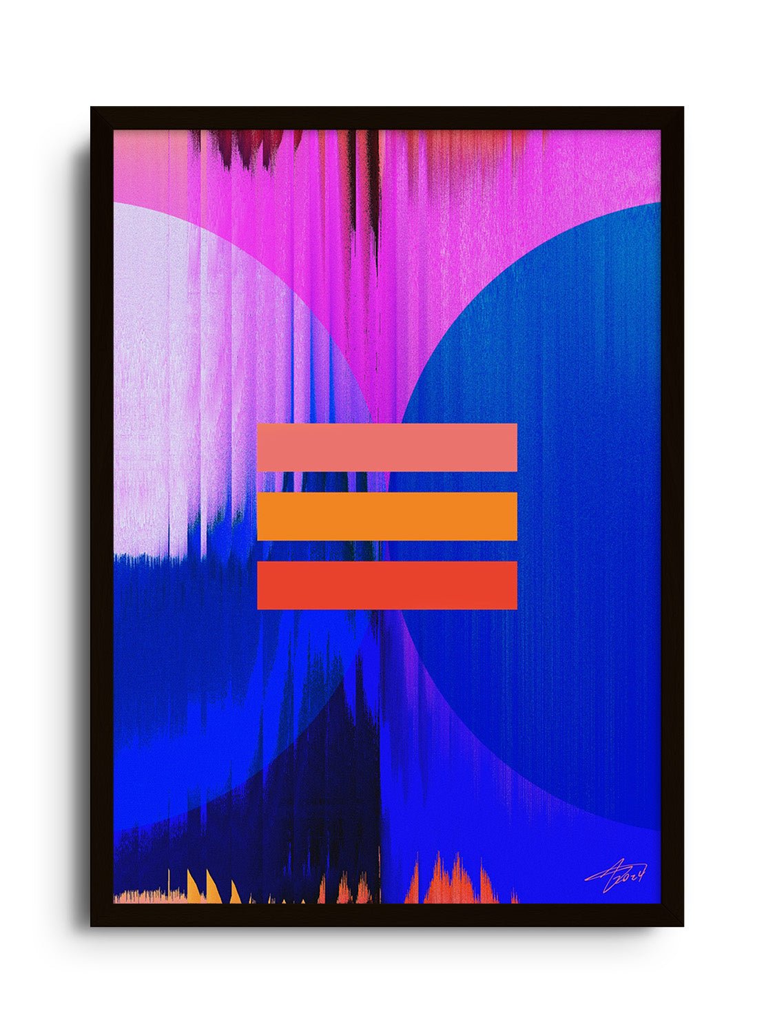 Glitch 24.524 - As Above - Aaron Borchardt - East Side Studio - Art Prints