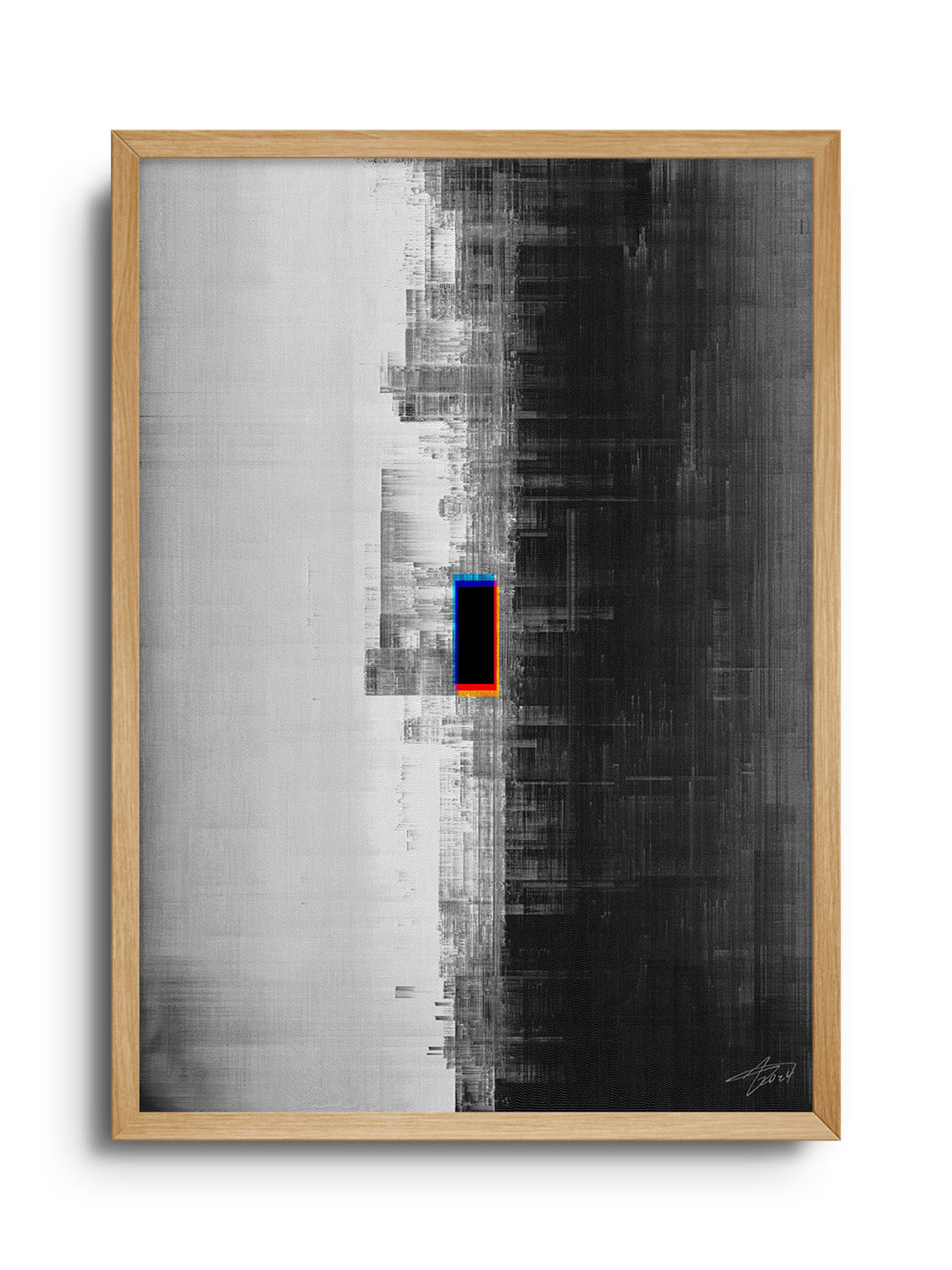 Glitch 24.716 - Enter The Void - Aaron Borchardt - East Side Studio - Art Prints