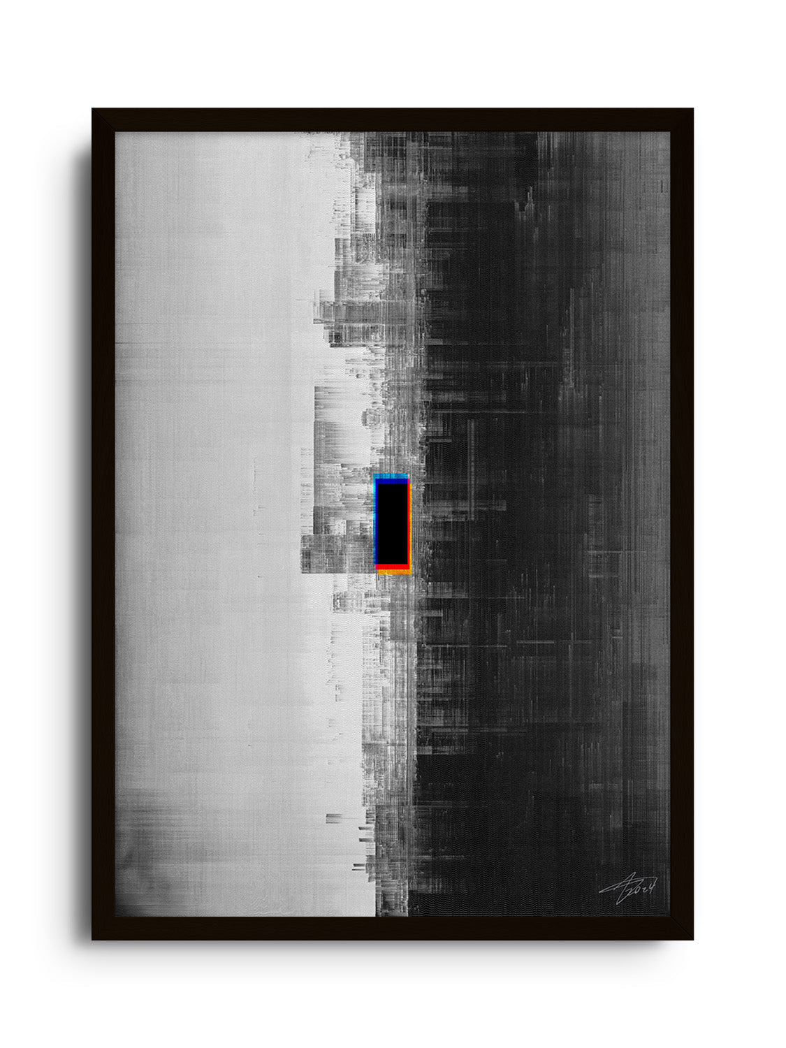 Glitch 24.716 - Enter The Void - Aaron Borchardt - East Side Studio - Art Prints