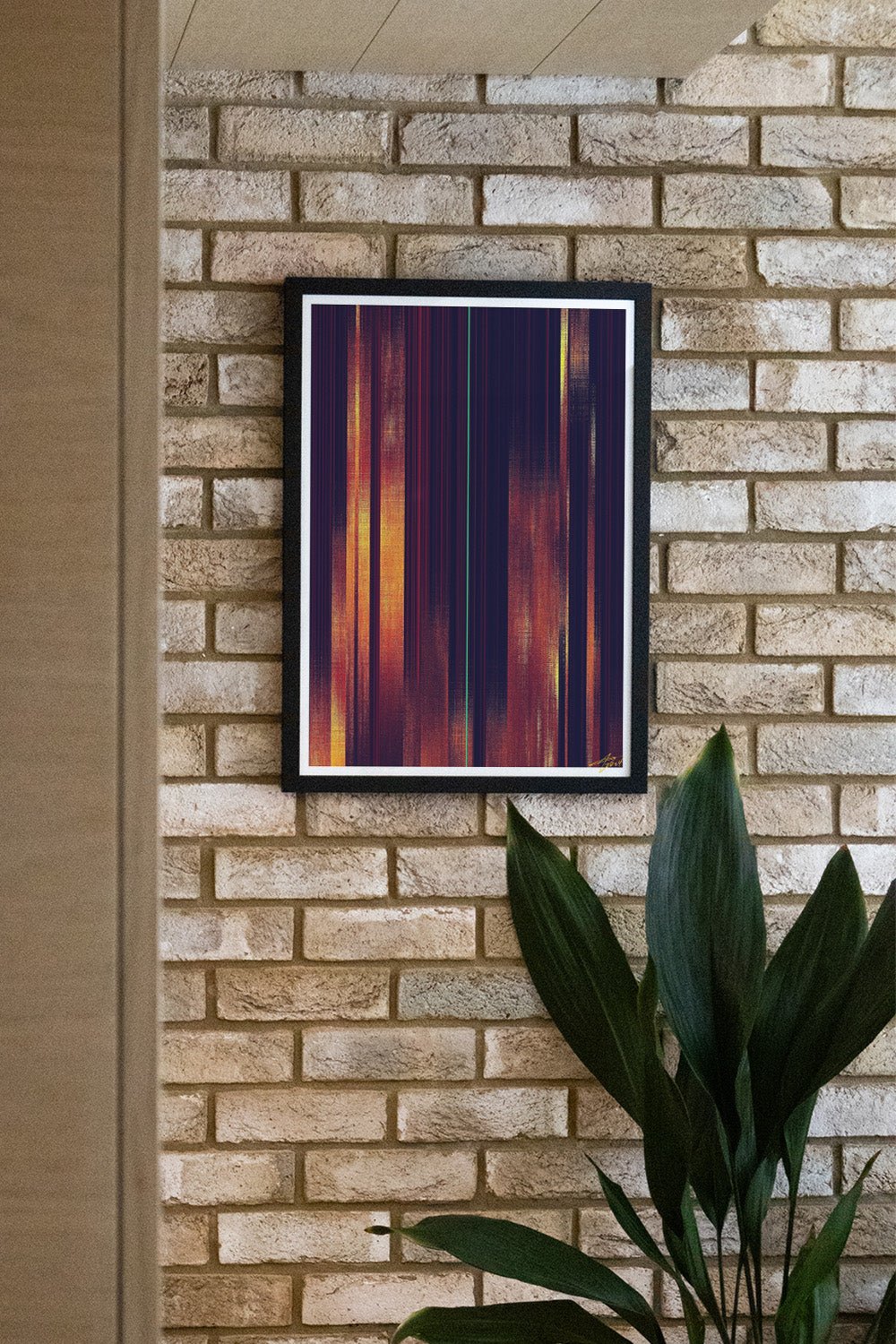 Glitch 25.118 - Strata 01 - Aaron Borchardt - East Side Studio - Art Prints