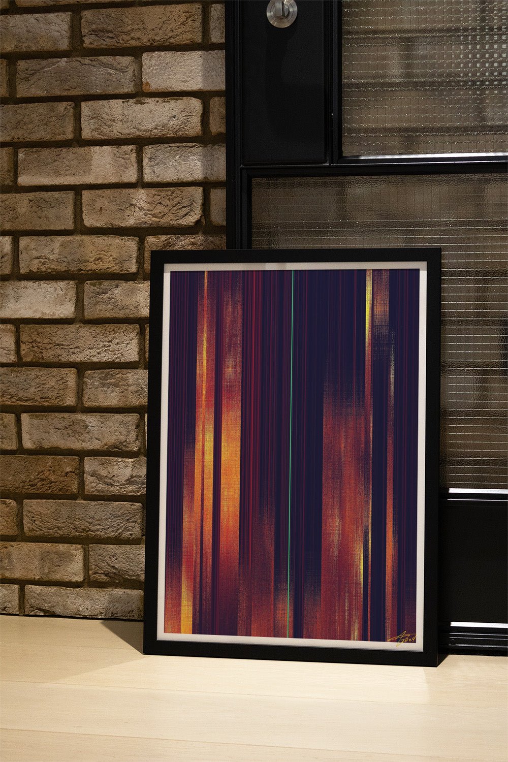 Glitch 25.118 - Strata 01 - Aaron Borchardt - East Side Studio - Art Prints