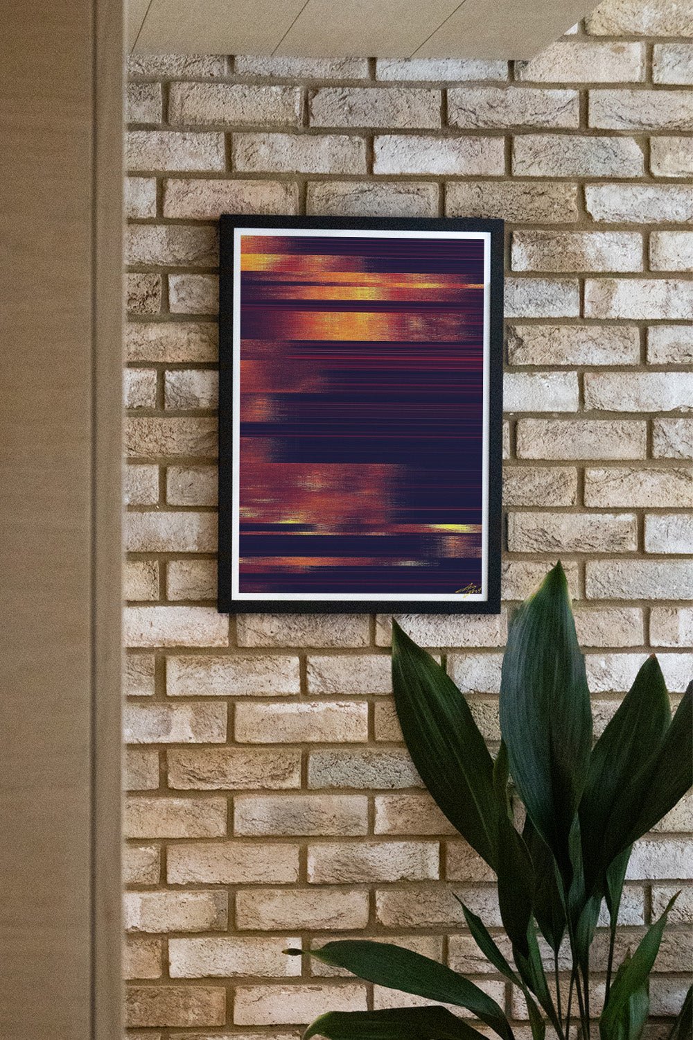 Glitch 25.118 - Strata 02 - Aaron Borchardt - East Side Studio - Art Prints